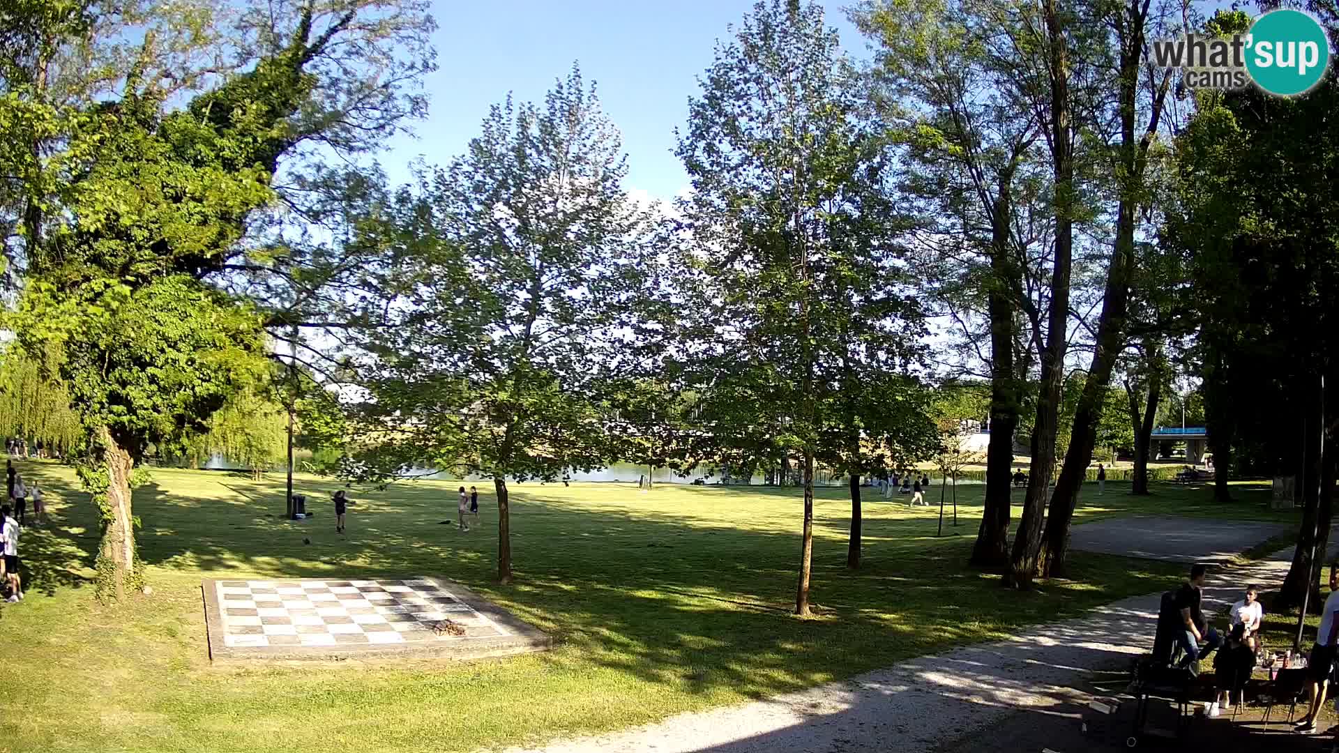 V ŽIVO Spletna kamera Karlovac – mestno kopališče Foginovo – Korana – Hrvaška