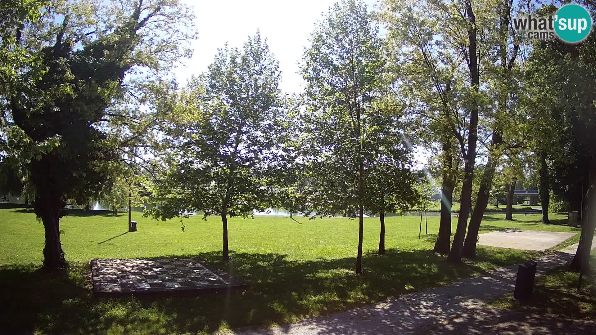V ŽIVO Spletna kamera Karlovac – mestno kopališče Foginovo – Korana – Hrvaška