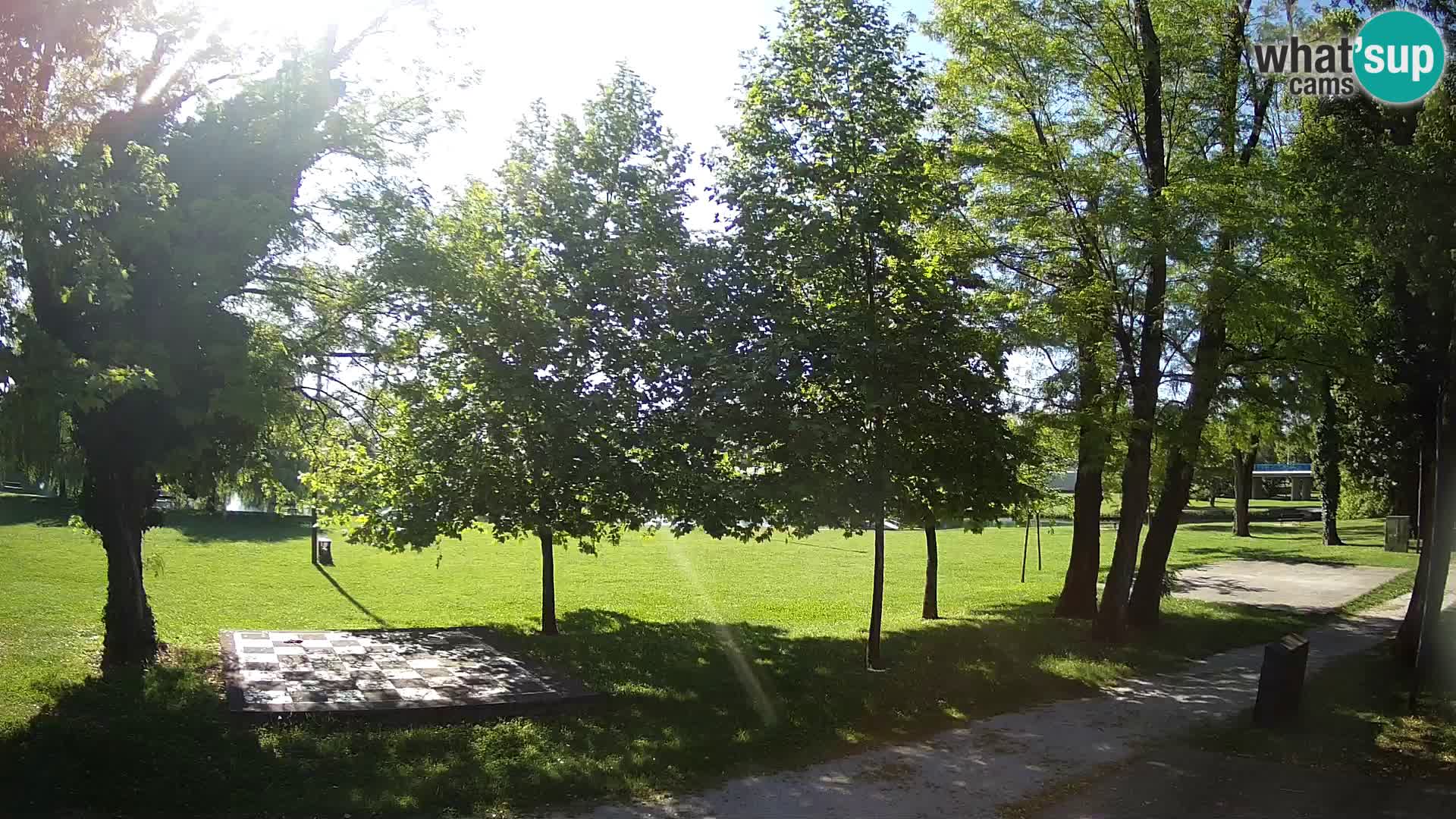 V ŽIVO Spletna kamera Karlovac – mestno kopališče Foginovo – Korana – Hrvaška