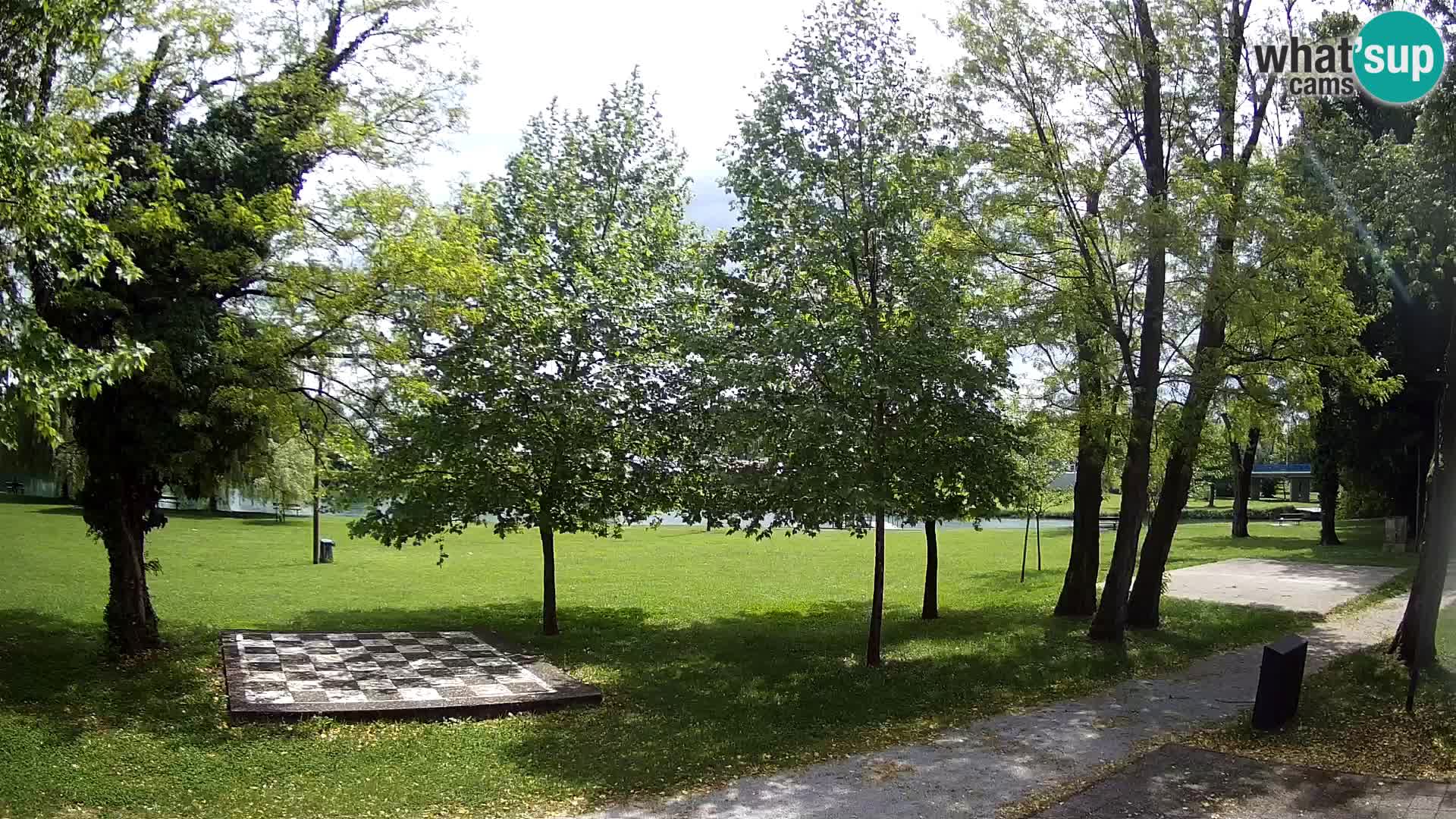 V ŽIVO Spletna kamera Karlovac – mestno kopališče Foginovo – Korana – Hrvaška