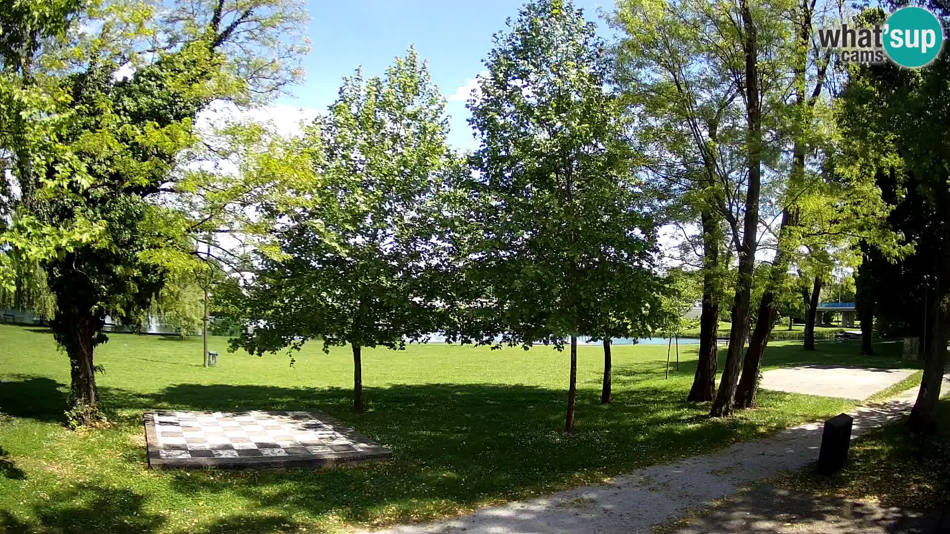 V ŽIVO Spletna kamera Karlovac – mestno kopališče Foginovo – Korana – Hrvaška