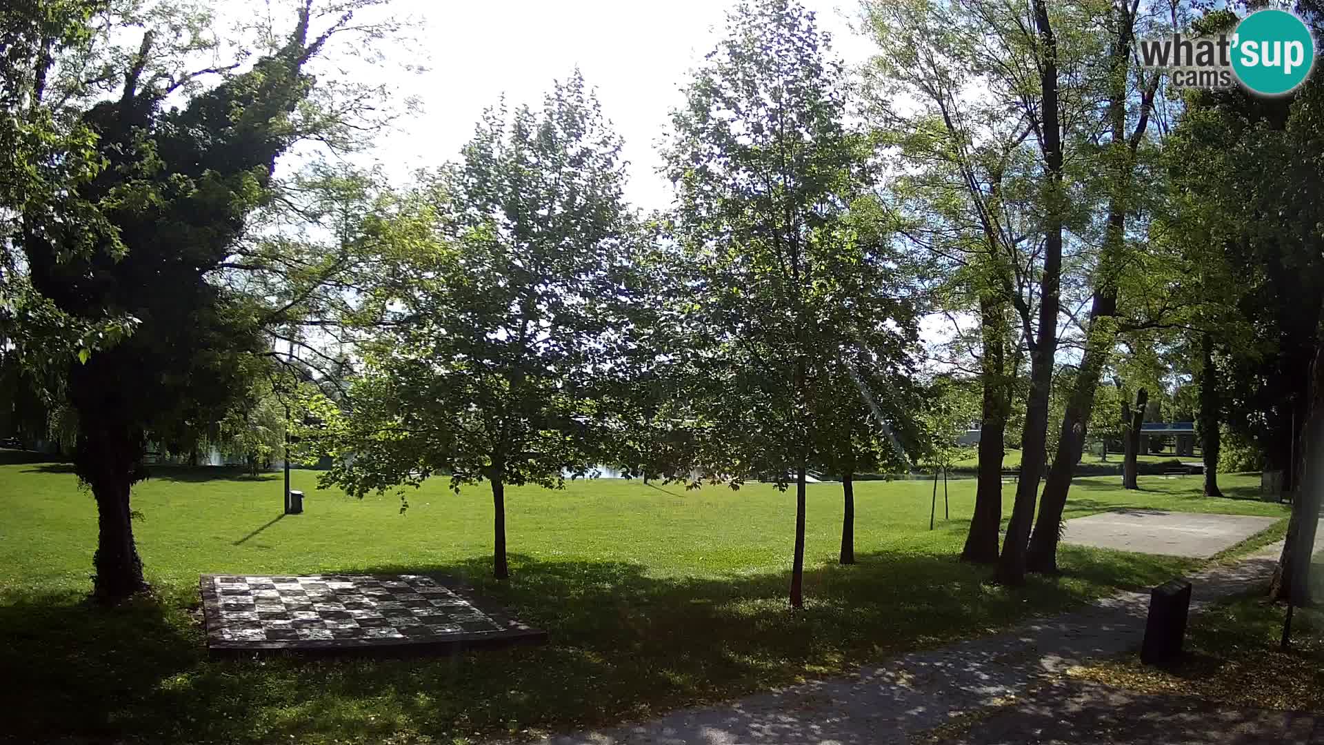V ŽIVO Spletna kamera Karlovac – mestno kopališče Foginovo – Korana – Hrvaška