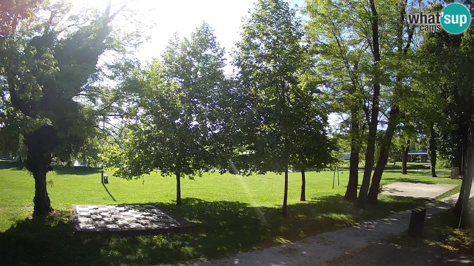 V ŽIVO Spletna kamera Karlovac – mestno kopališče Foginovo – Korana – Hrvaška