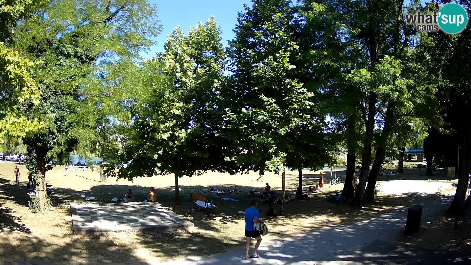 V ŽIVO Spletna kamera Karlovac – mestno kopališče Foginovo – Korana – Hrvaška