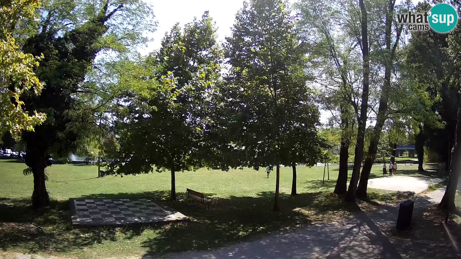 V ŽIVO Spletna kamera Karlovac – mestno kopališče Foginovo – Korana – Hrvaška