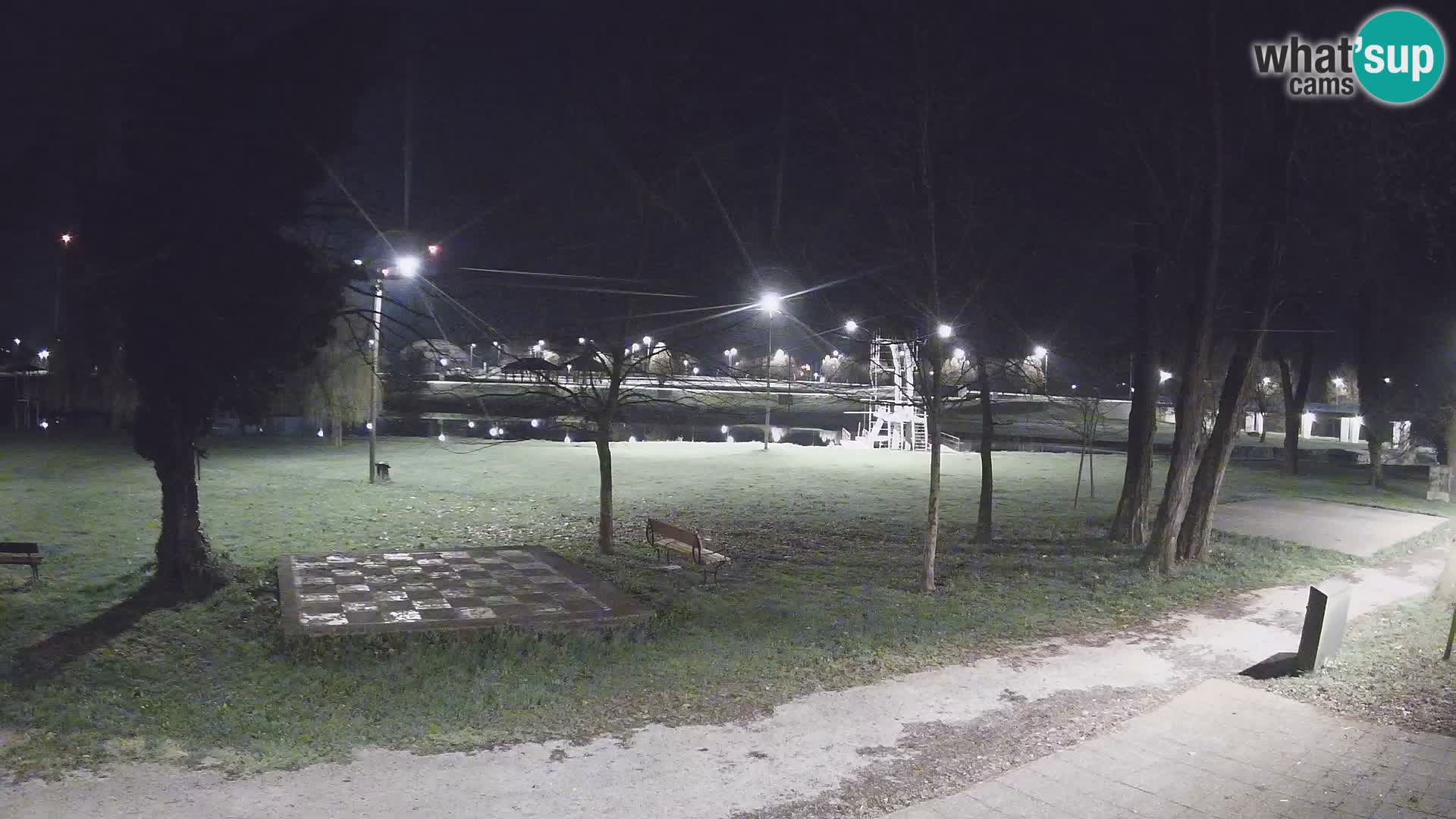 UŽIVO Web kamera Karlovca – Kupalište Foginovo – Korana