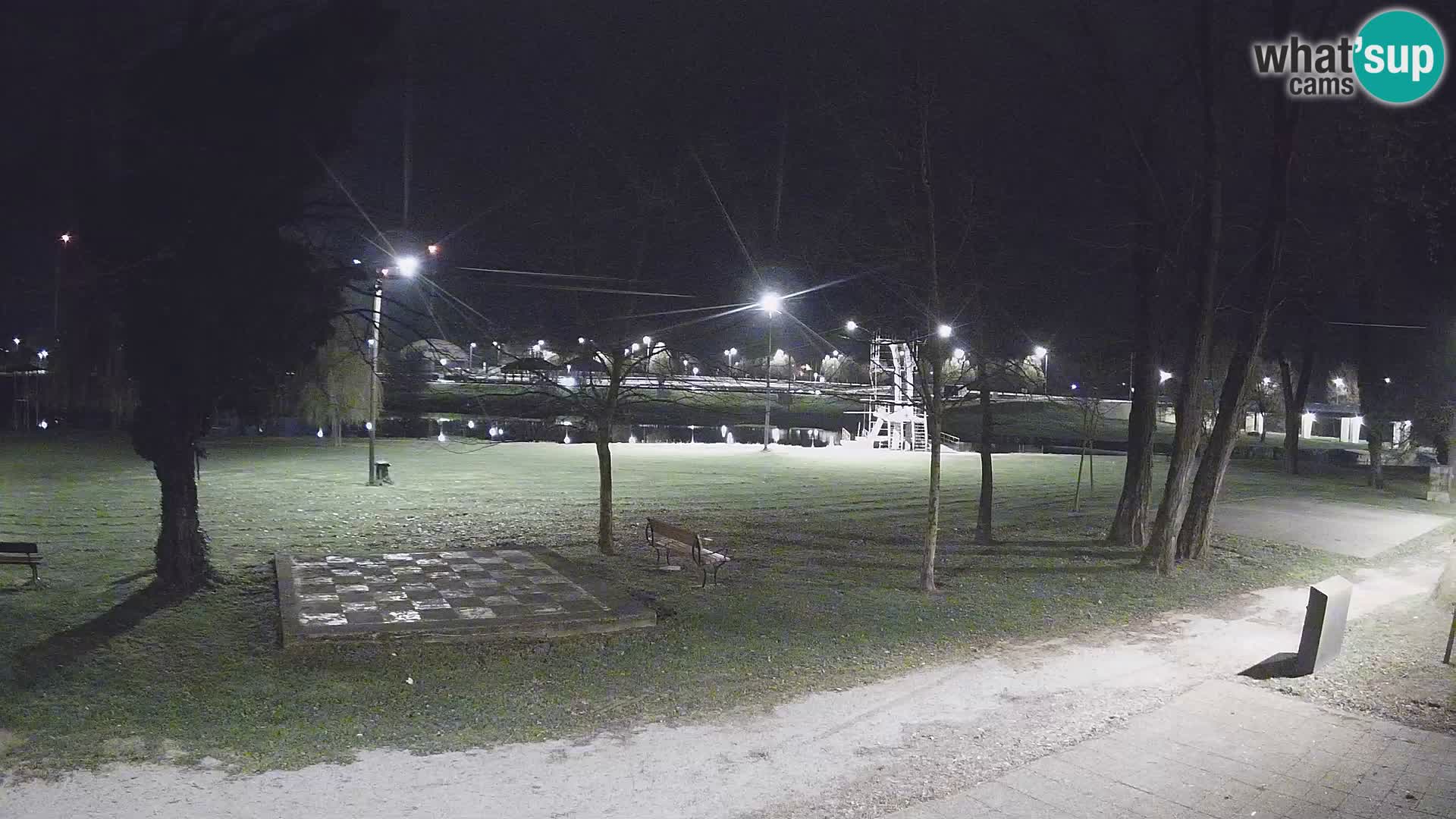 V ŽIVO Spletna kamera Karlovac – mestno kopališče Foginovo – Korana – Hrvaška