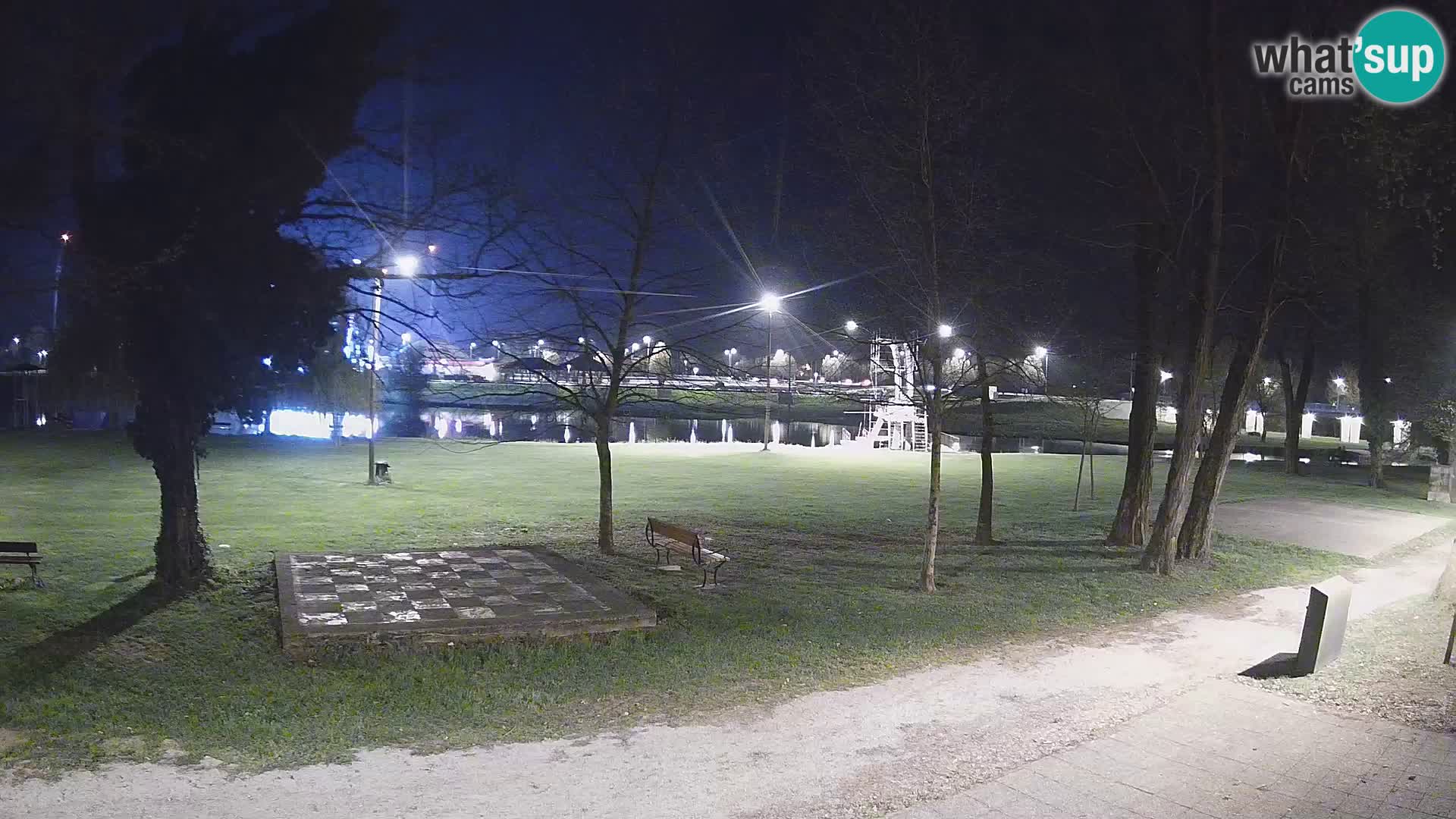 V ŽIVO Spletna kamera Karlovac – mestno kopališče Foginovo – Korana – Hrvaška