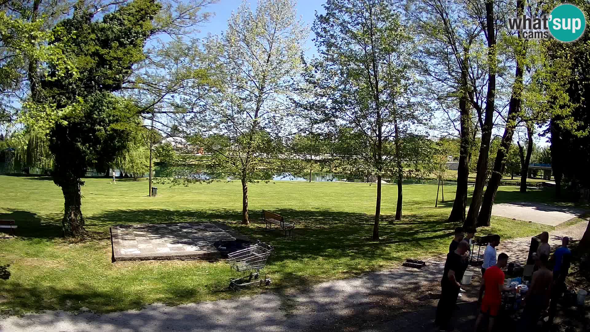 V ŽIVO Spletna kamera Karlovac – mestno kopališče Foginovo – Korana – Hrvaška