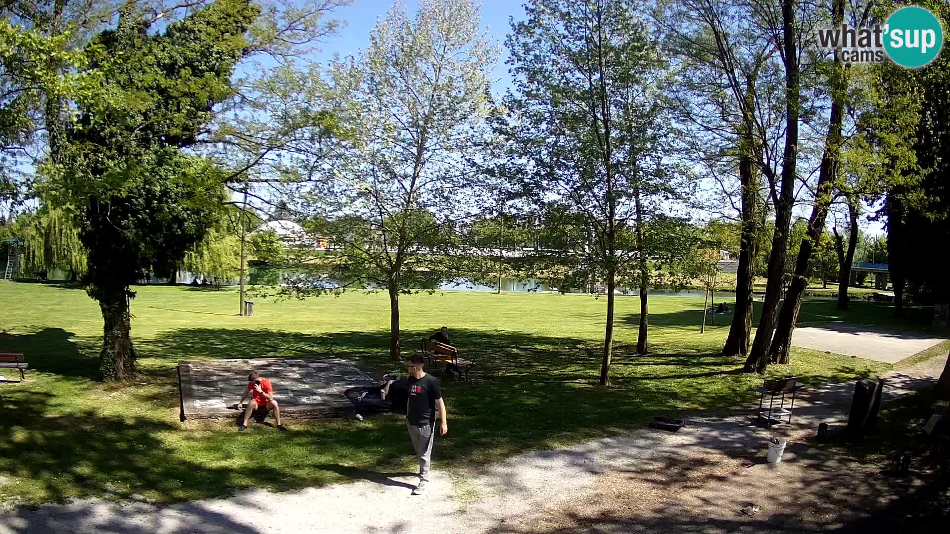 V ŽIVO Spletna kamera Karlovac – mestno kopališče Foginovo – Korana – Hrvaška