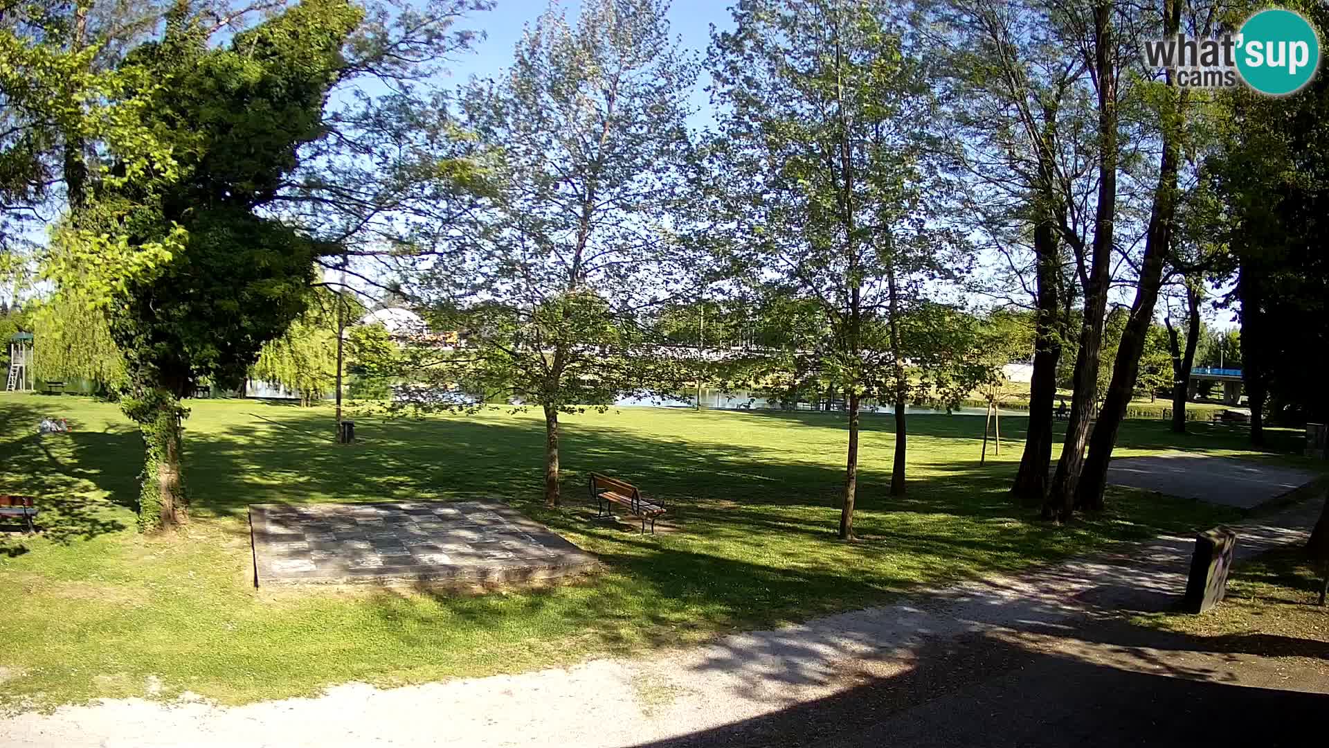 UŽIVO Web kamera Karlovca – Kupalište Foginovo – Korana