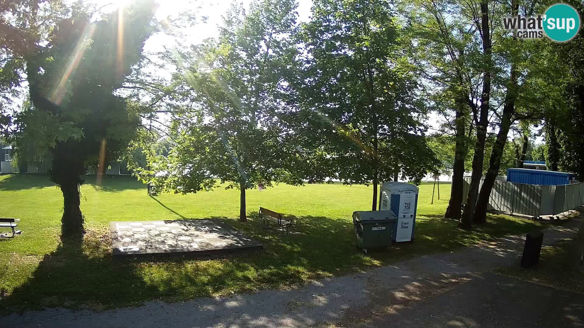 V ŽIVO Spletna kamera Karlovac – mestno kopališče Foginovo – Korana – Hrvaška