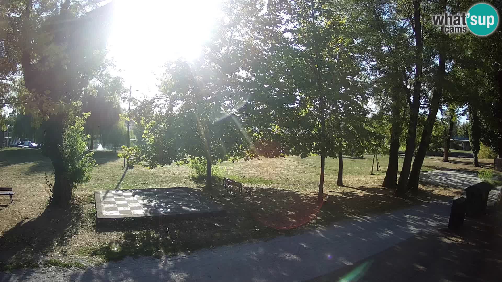 V ŽIVO Spletna kamera Karlovac – mestno kopališče Foginovo – Korana – Hrvaška