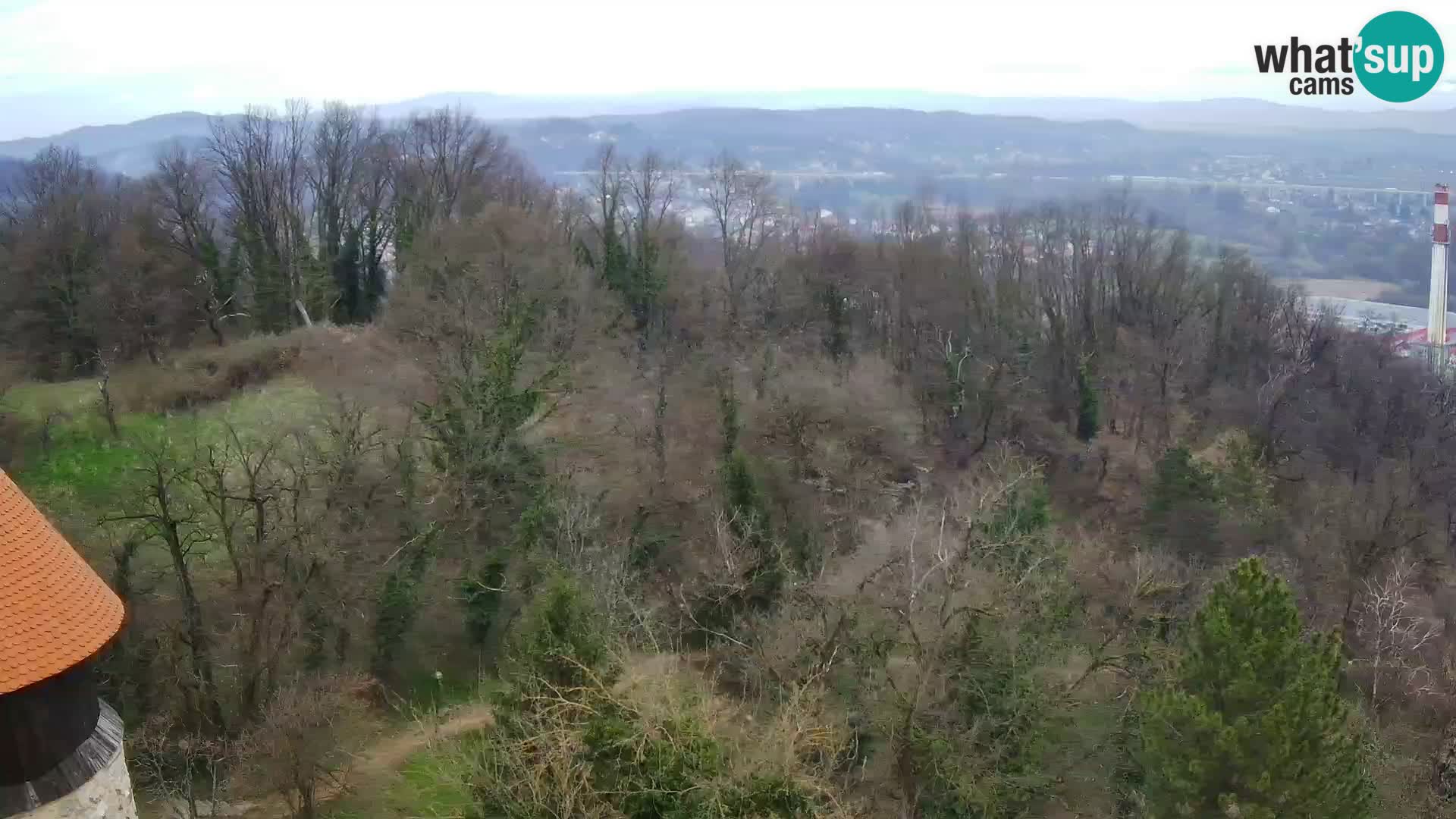 Spletna kamera Karlovac Dubovac grad – Pogled v živo na zgodovinsko znamenitost Karlovca