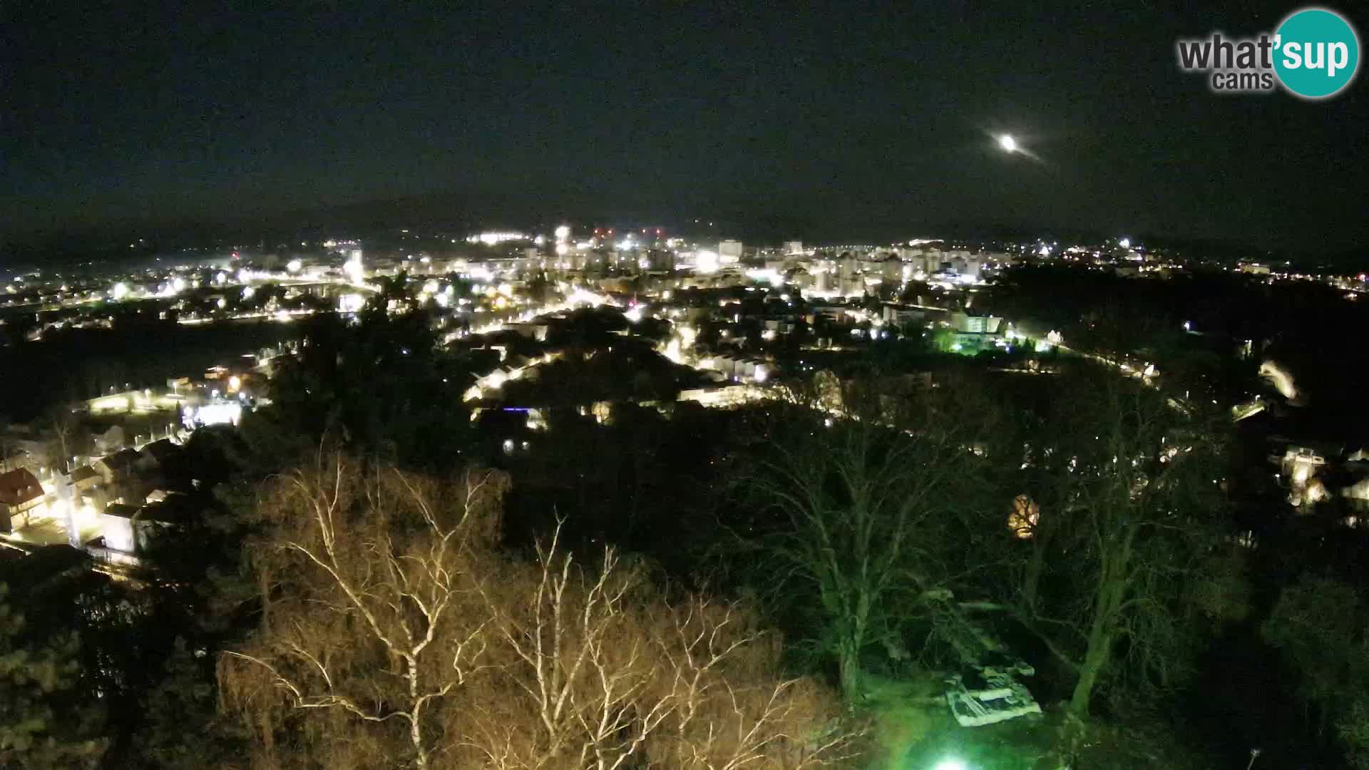 Spletna kamera Karlovac Dubovac grad – Pogled v živo na zgodovinsko znamenitost Karlovca