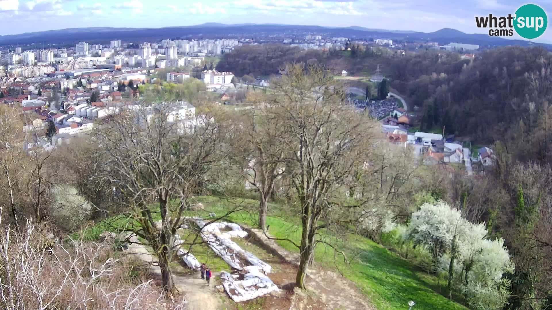 Spletna kamera Karlovac Dubovac grad – Pogled v živo na zgodovinsko znamenitost Karlovca