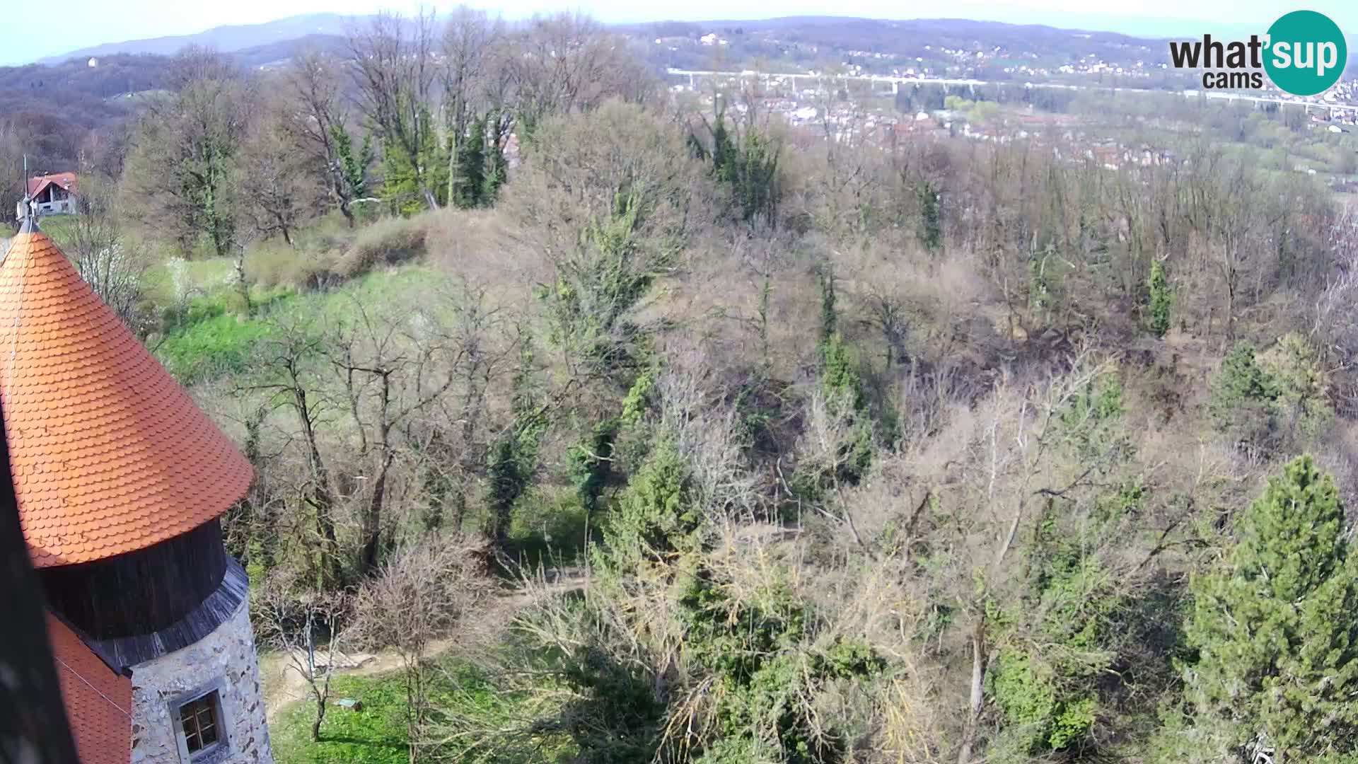 Spletna kamera Karlovac Dubovac grad – Pogled v živo na zgodovinsko znamenitost Karlovca