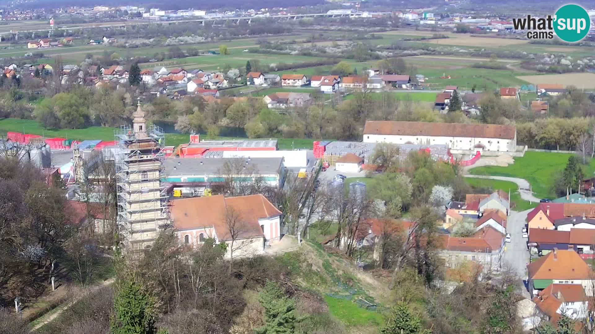Spletna kamera Karlovac Dubovac grad – Pogled v živo na zgodovinsko znamenitost Karlovca