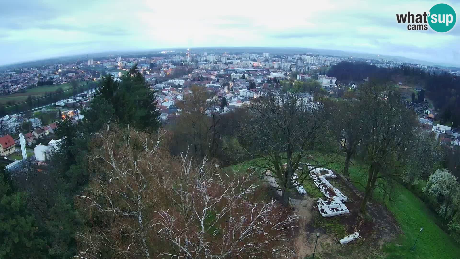 Webcam Karlovac Château Dubovac – Vue en direct de ce monument historique