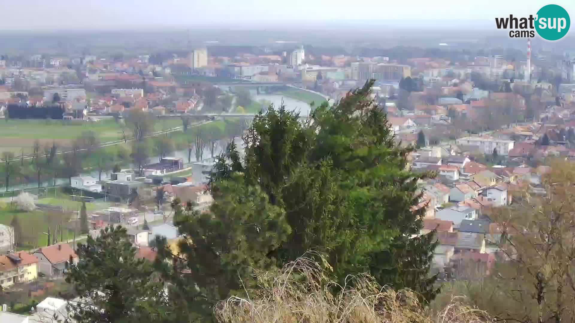 Spletna kamera Karlovac Dubovac grad – Pogled v živo na zgodovinsko znamenitost Karlovca