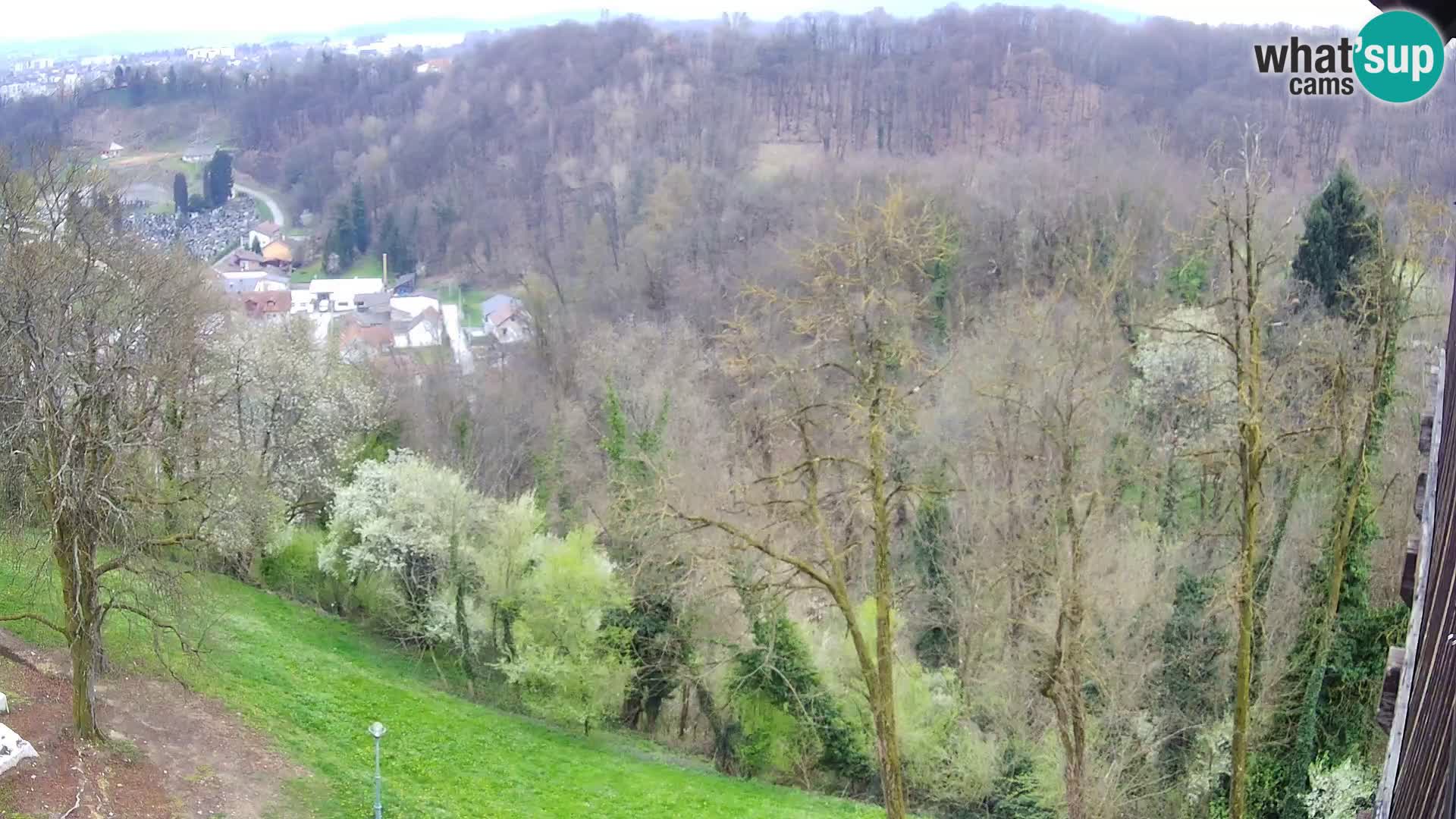 Spletna kamera Karlovac Dubovac grad – Pogled v živo na zgodovinsko znamenitost Karlovca