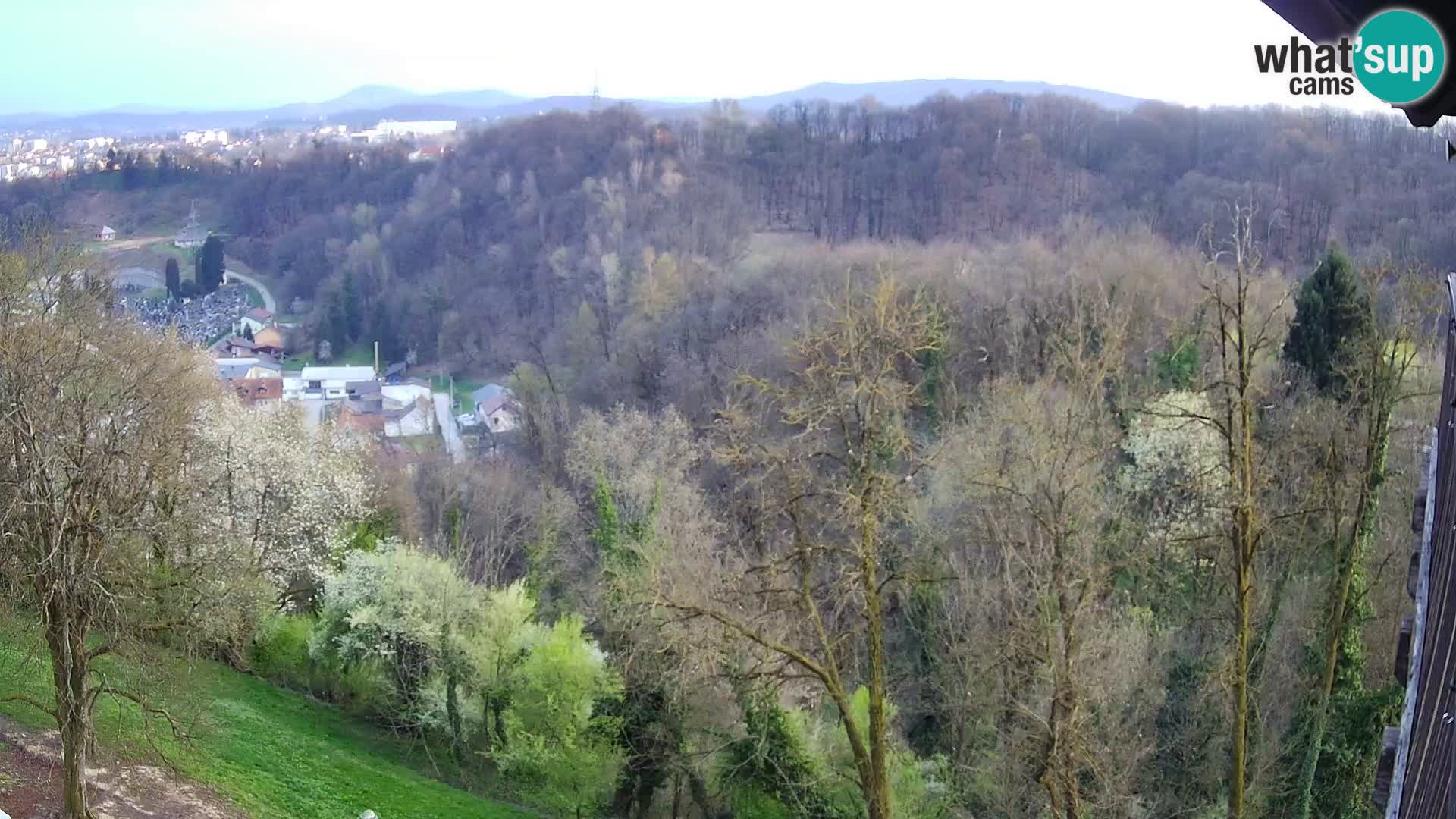 Spletna kamera Karlovac Dubovac grad – Pogled v živo na zgodovinsko znamenitost Karlovca