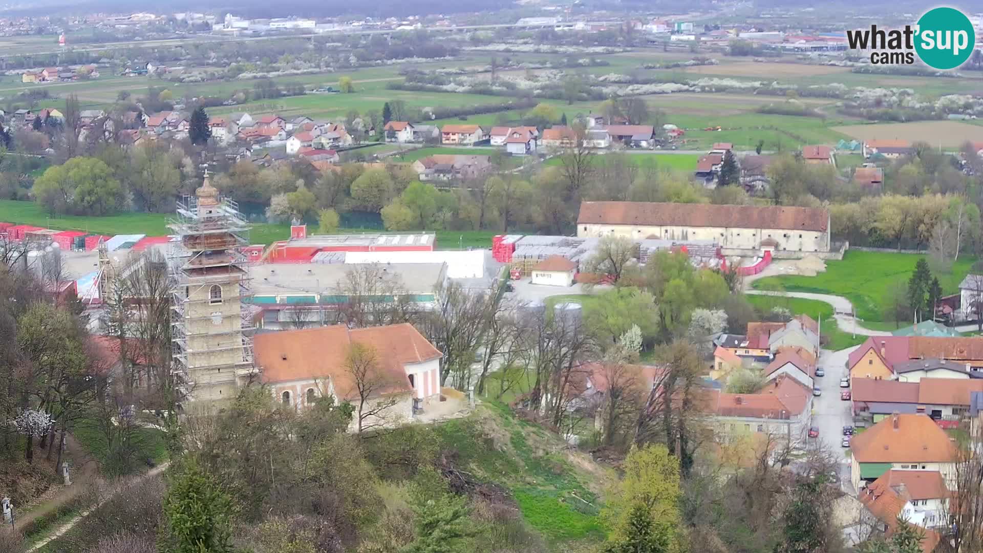 Spletna kamera Karlovac Dubovac grad – Pogled v živo na zgodovinsko znamenitost Karlovca