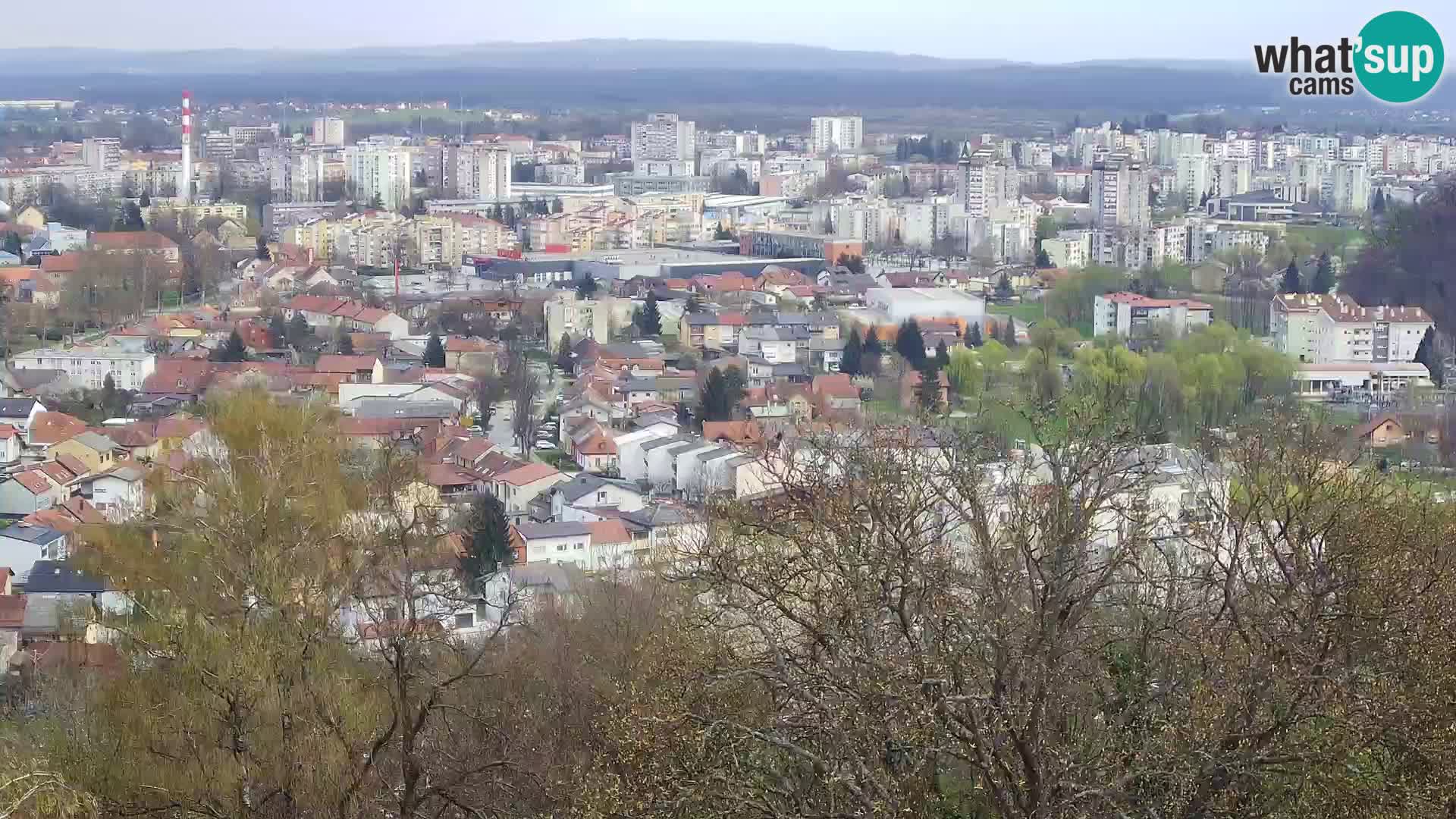 Spletna kamera Karlovac Dubovac grad – Pogled v živo na zgodovinsko znamenitost Karlovca