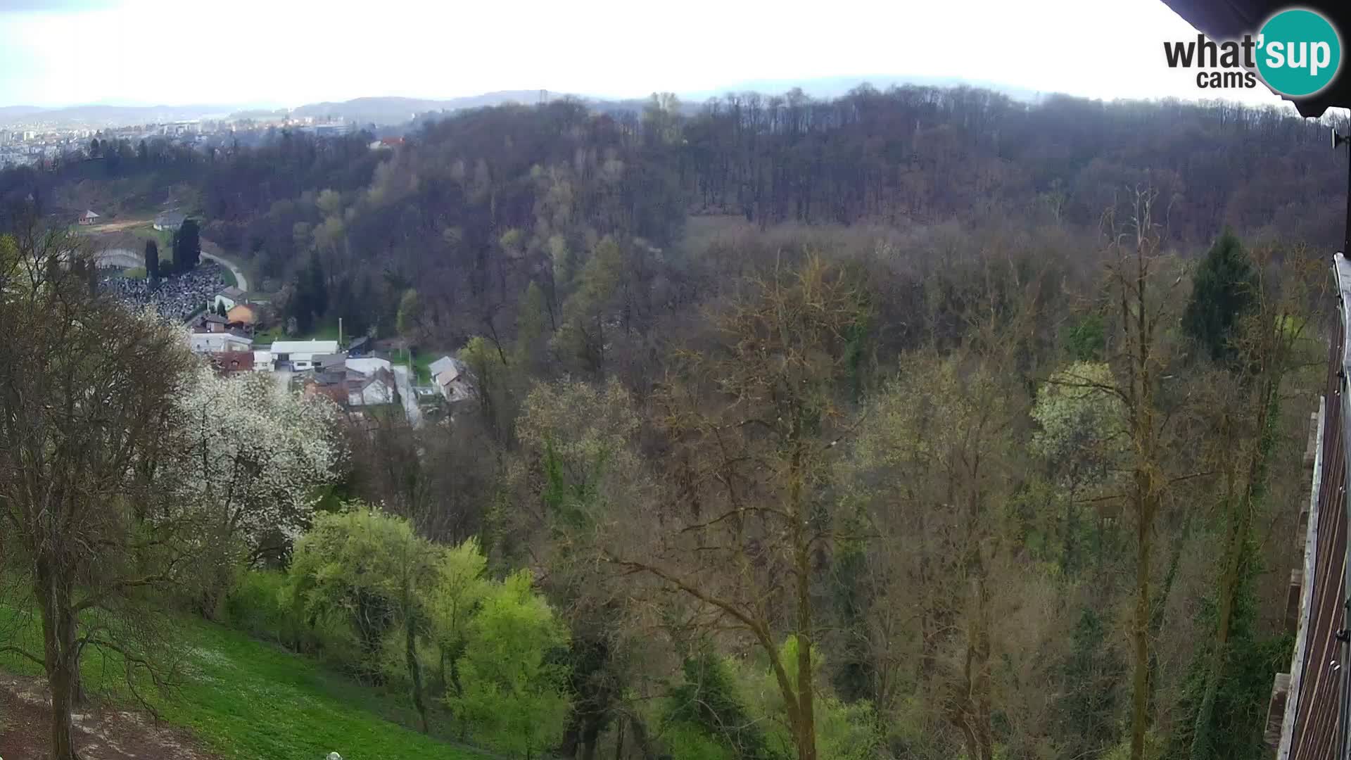 Spletna kamera Karlovac Dubovac grad – Pogled v živo na zgodovinsko znamenitost Karlovca