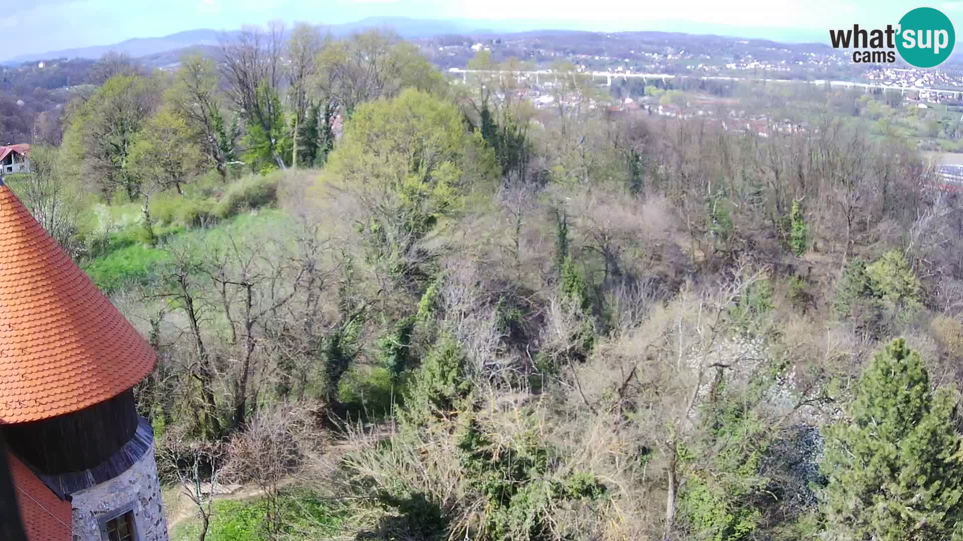 Spletna kamera Karlovac Dubovac grad – Pogled v živo na zgodovinsko znamenitost Karlovca