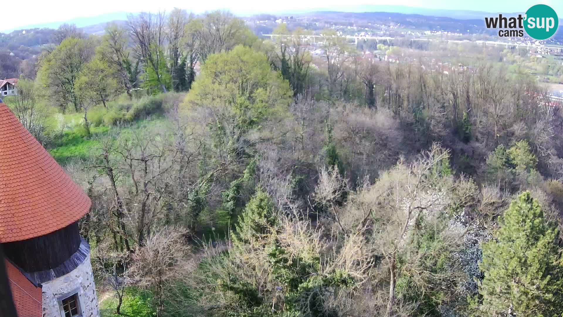 Spletna kamera Karlovac Dubovac grad – Pogled v živo na zgodovinsko znamenitost Karlovca