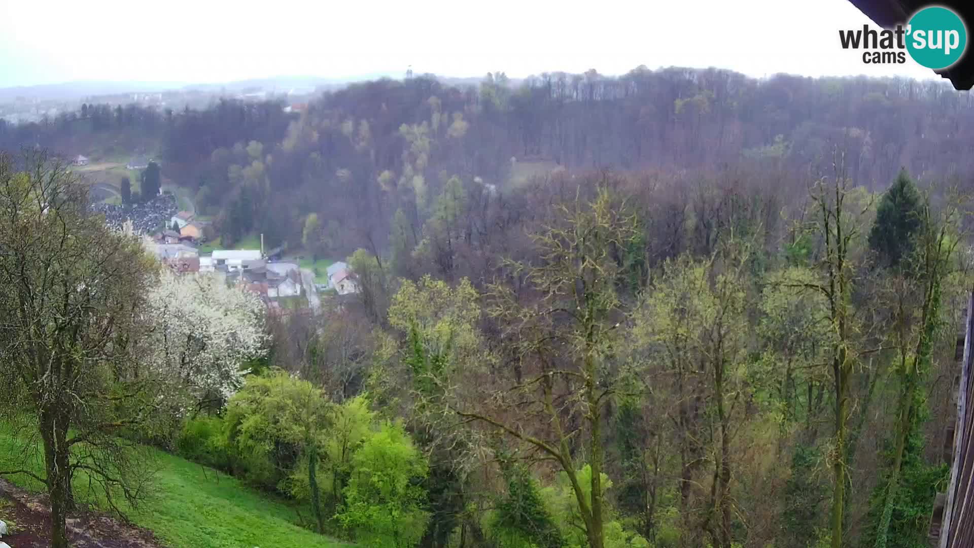 Spletna kamera Karlovac Dubovac grad – Pogled v živo na zgodovinsko znamenitost Karlovca