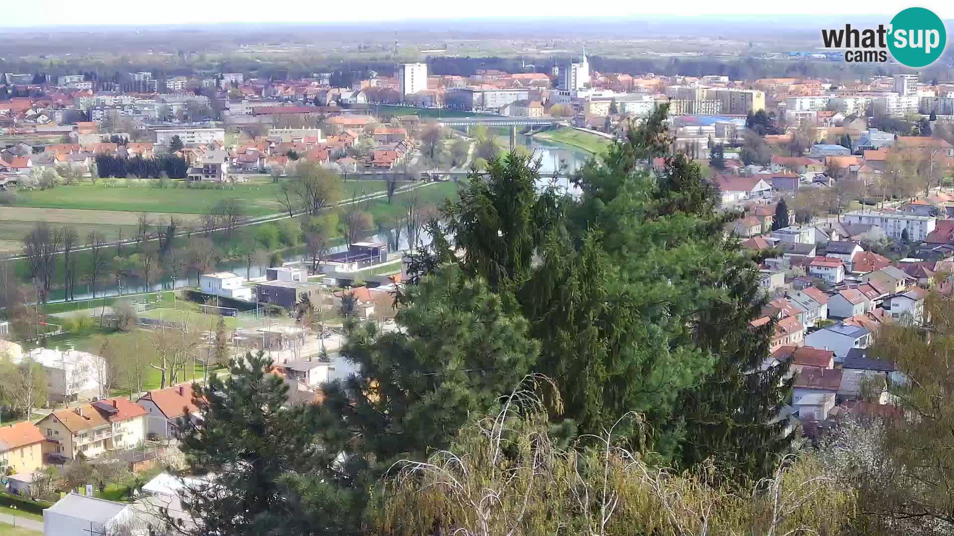 Spletna kamera Karlovac Dubovac grad – Pogled v živo na zgodovinsko znamenitost Karlovca
