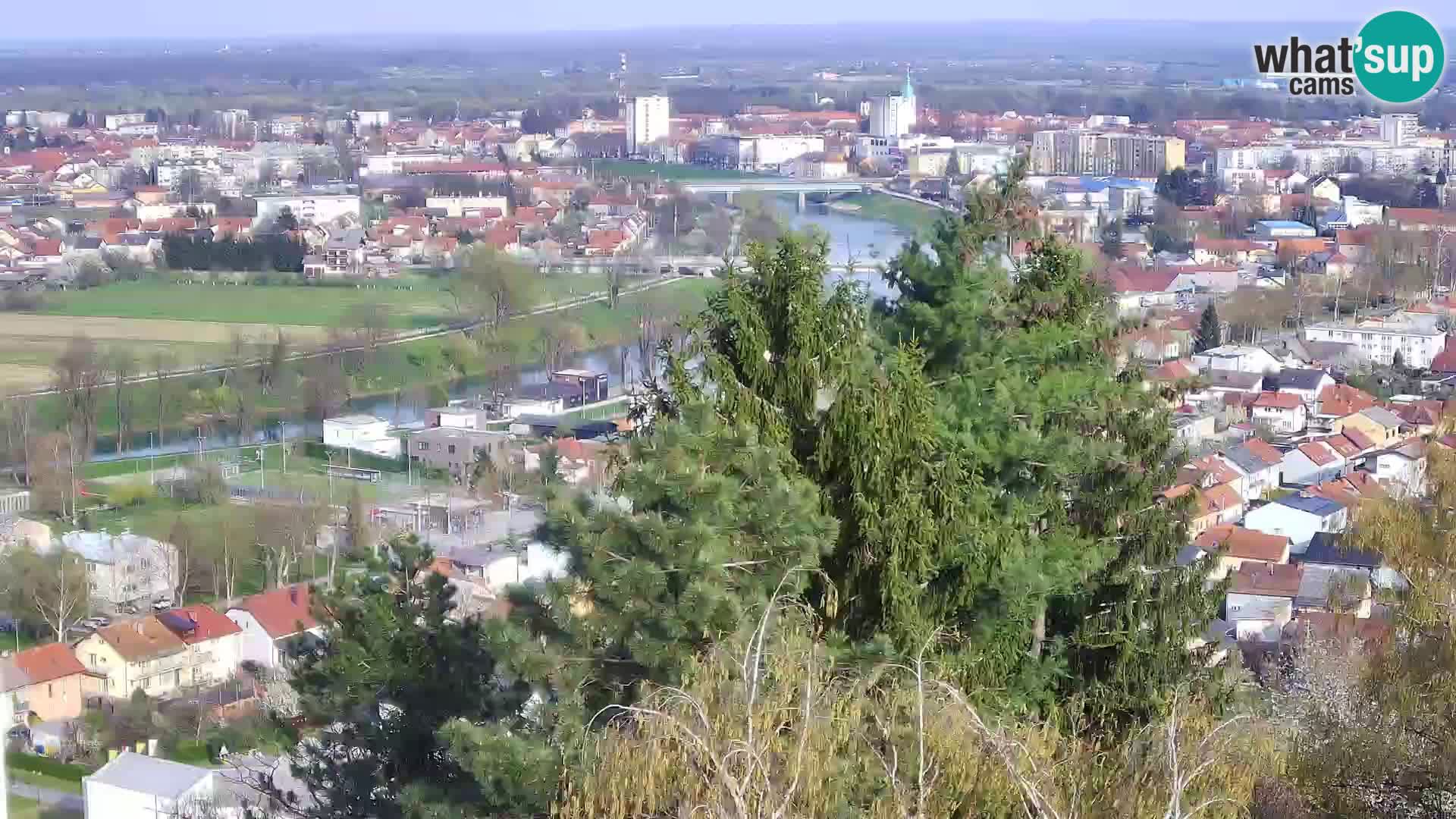 Spletna kamera Karlovac Dubovac grad – Pogled v živo na zgodovinsko znamenitost Karlovca