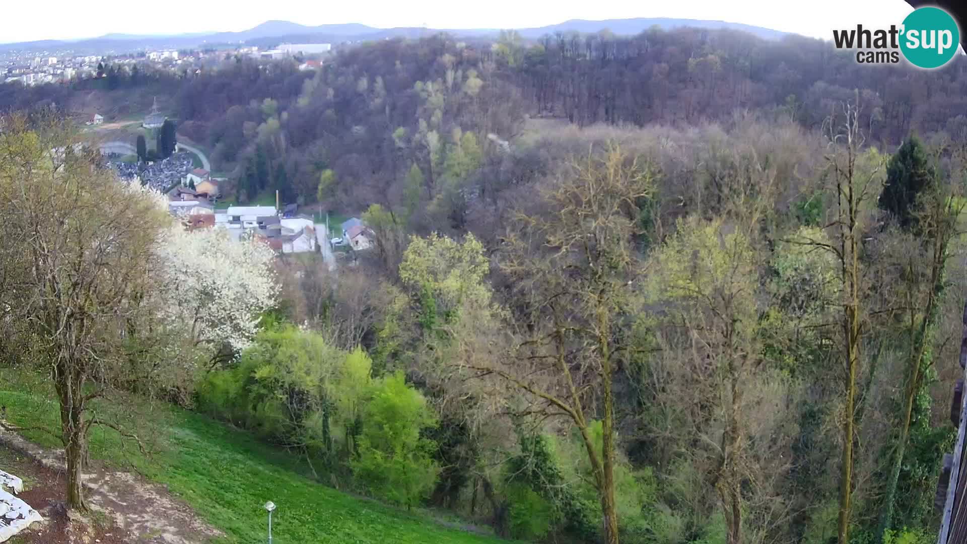 Spletna kamera Karlovac Dubovac grad – Pogled v živo na zgodovinsko znamenitost Karlovca