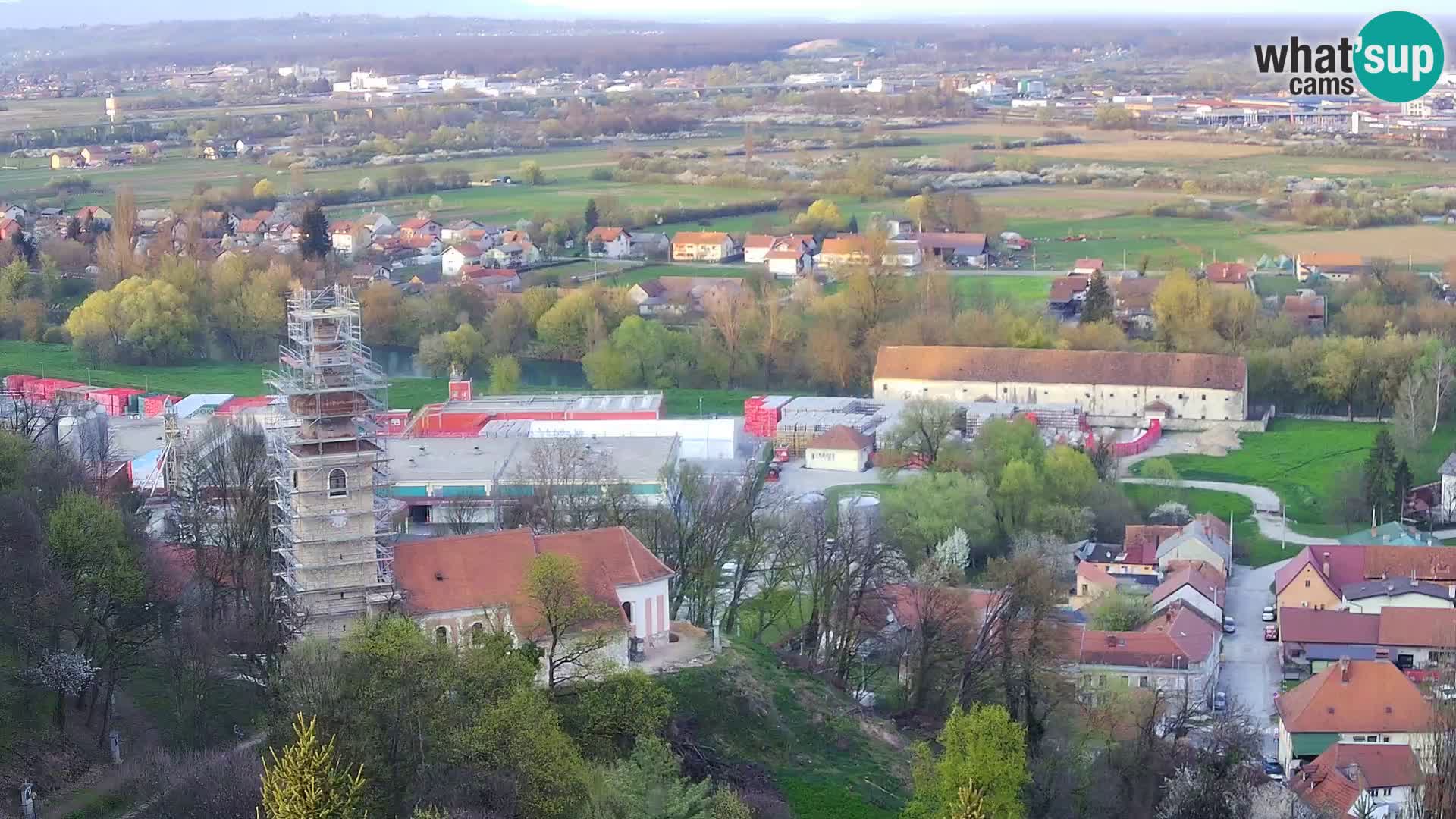 Spletna kamera Karlovac Dubovac grad – Pogled v živo na zgodovinsko znamenitost Karlovca