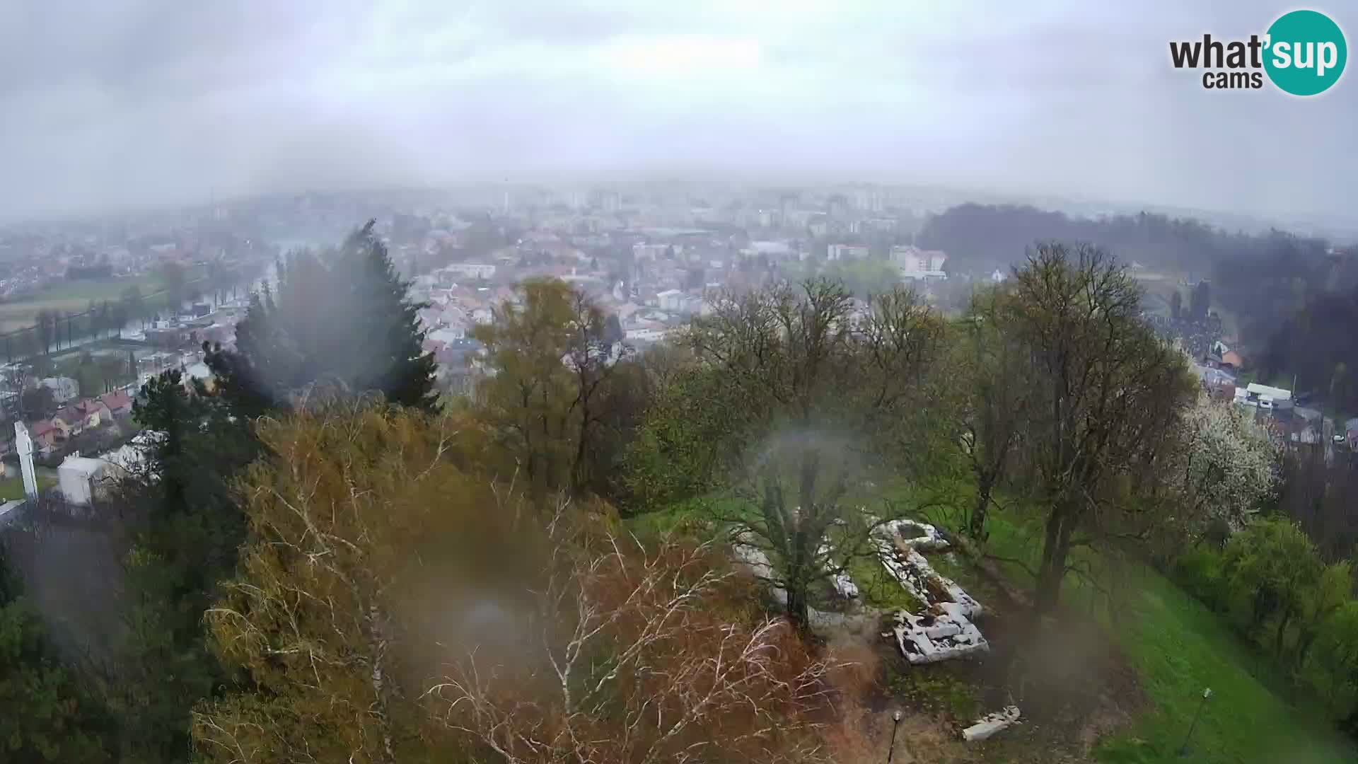 Spletna kamera Karlovac Dubovac grad – Pogled v živo na zgodovinsko znamenitost Karlovca