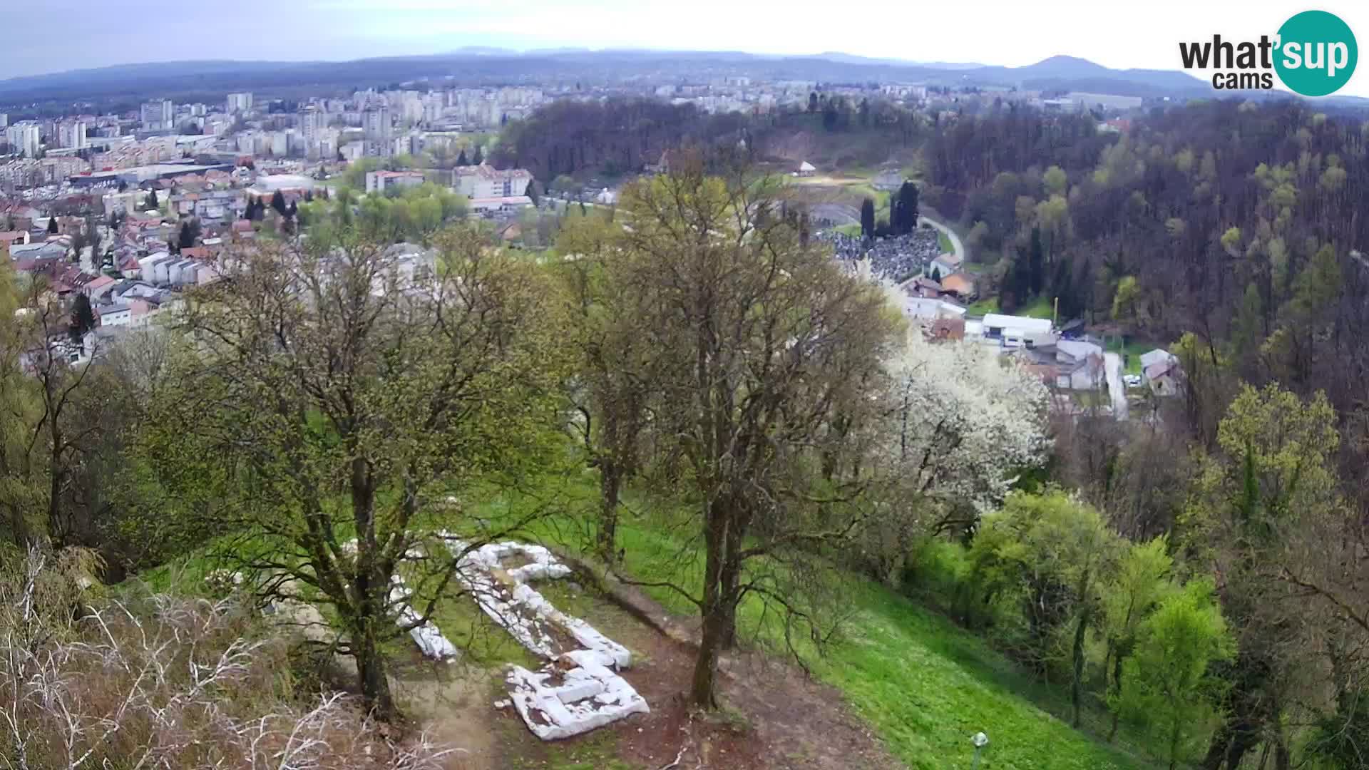 Webcam Karlovac Château Dubovac – Vue en direct de ce monument historique