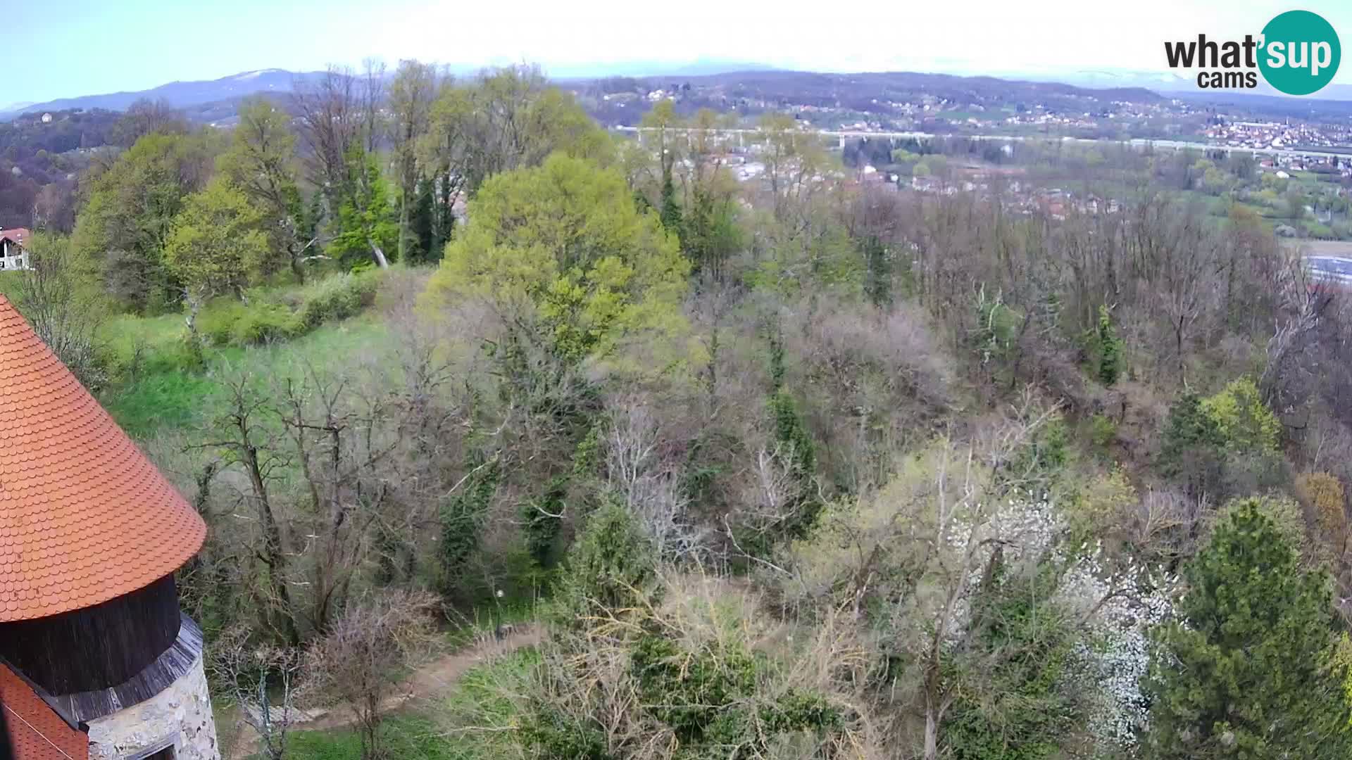 Spletna kamera Karlovac Dubovac grad – Pogled v živo na zgodovinsko znamenitost Karlovca