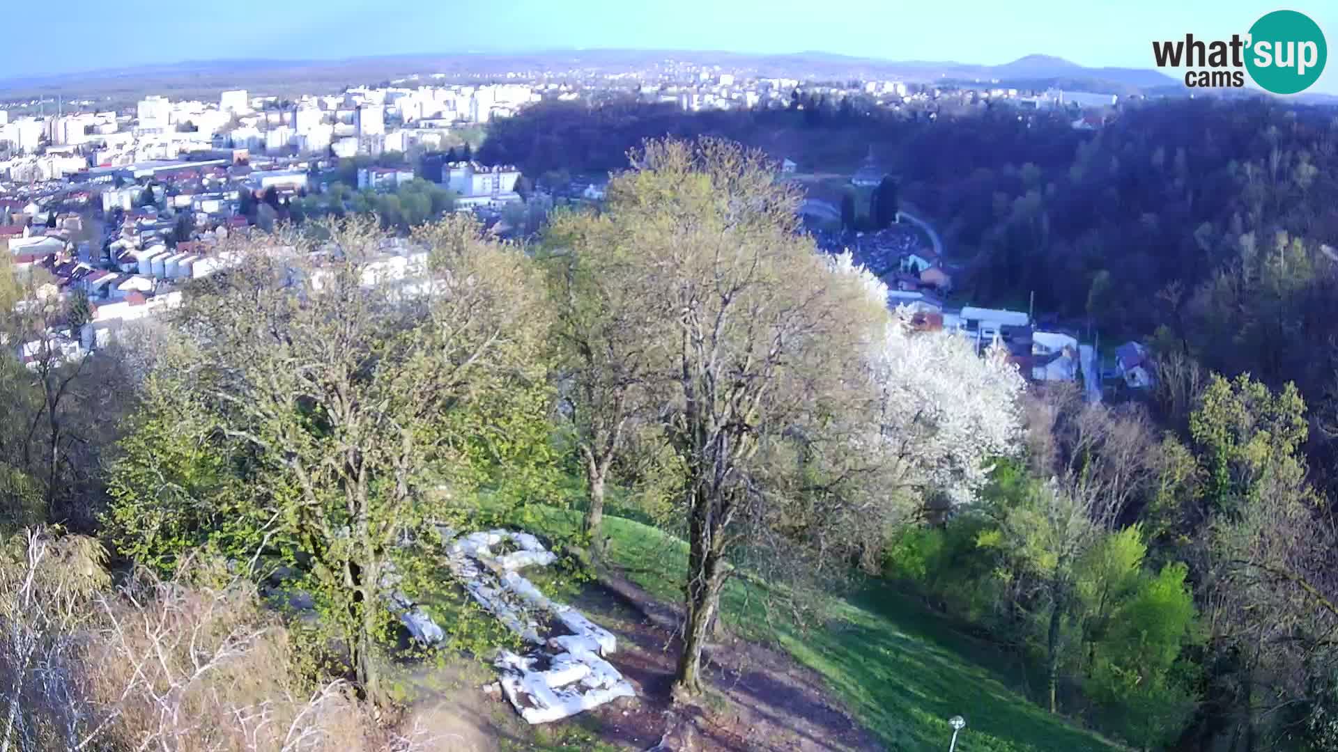 Spletna kamera Karlovac Dubovac grad – Pogled v živo na zgodovinsko znamenitost Karlovca