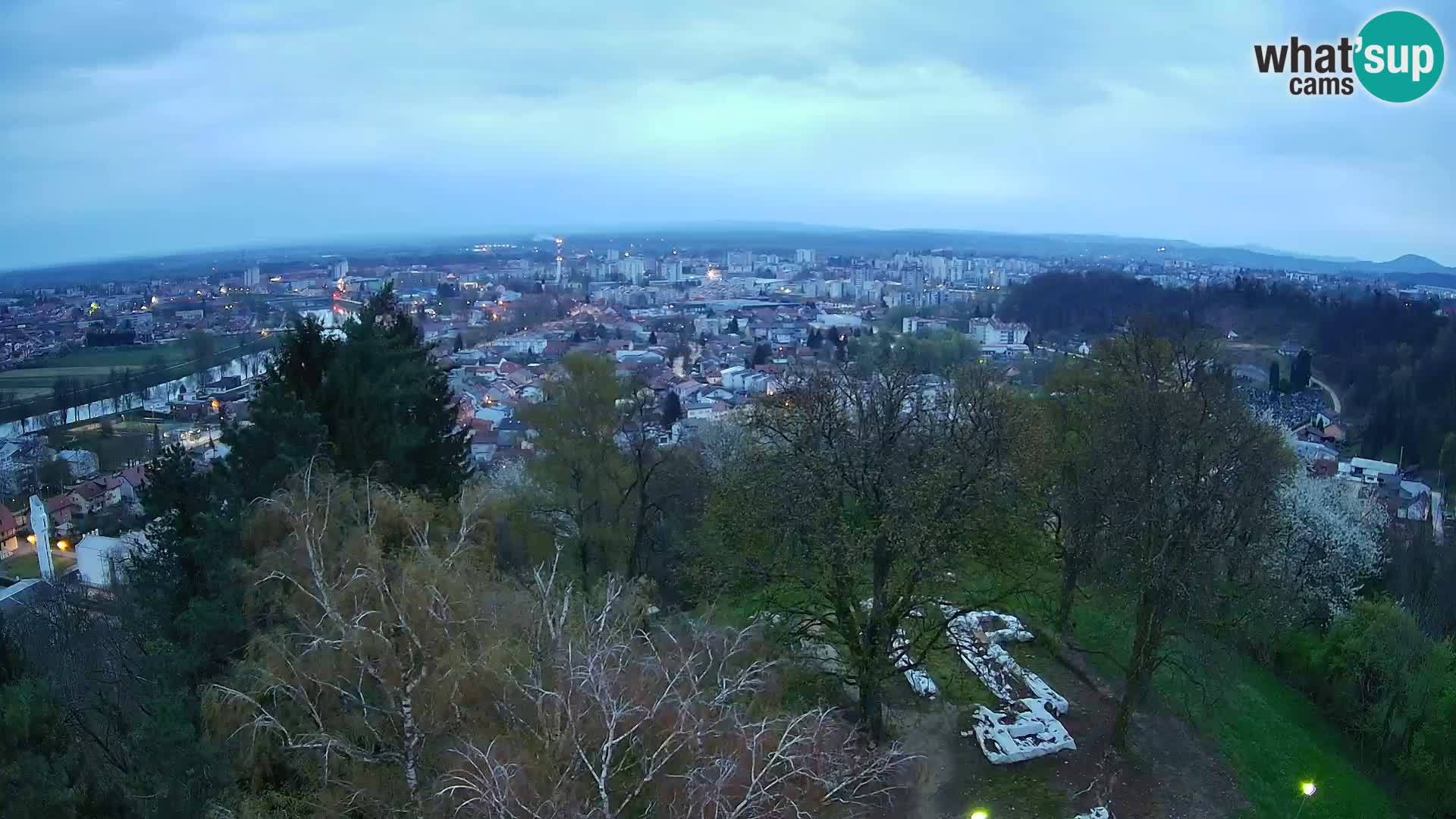 Webcam Karlovac Dubovac Castle – Live View of Karlovac’s Historic Landmark