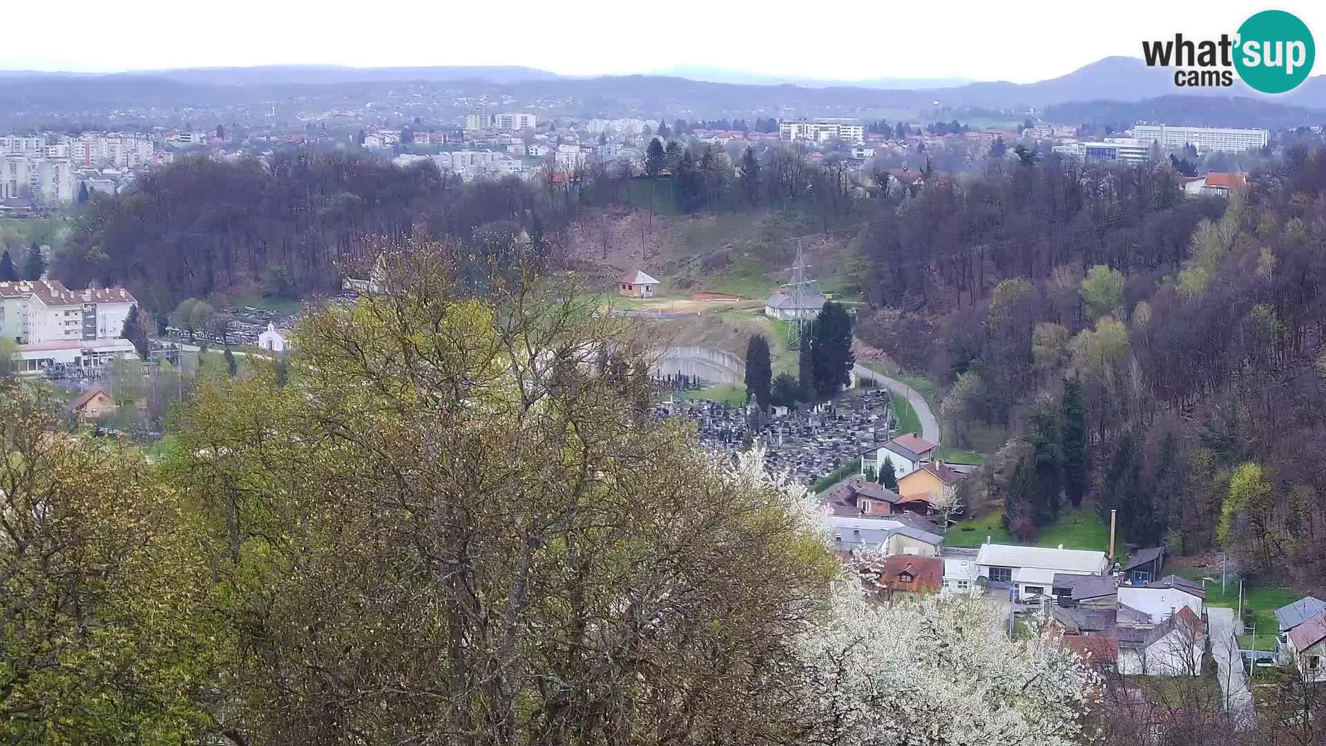 Spletna kamera Karlovac Dubovac grad – Pogled v živo na zgodovinsko znamenitost Karlovca