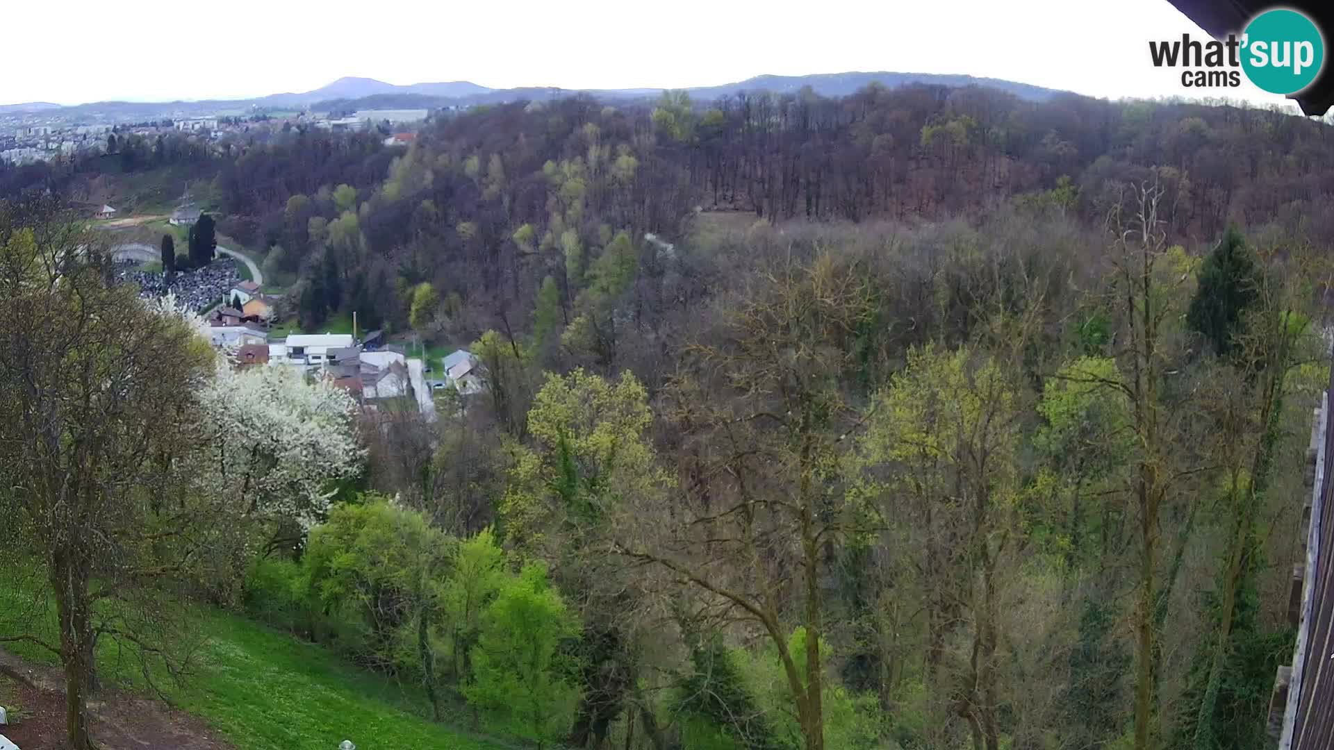 Spletna kamera Karlovac Dubovac grad – Pogled v živo na zgodovinsko znamenitost Karlovca