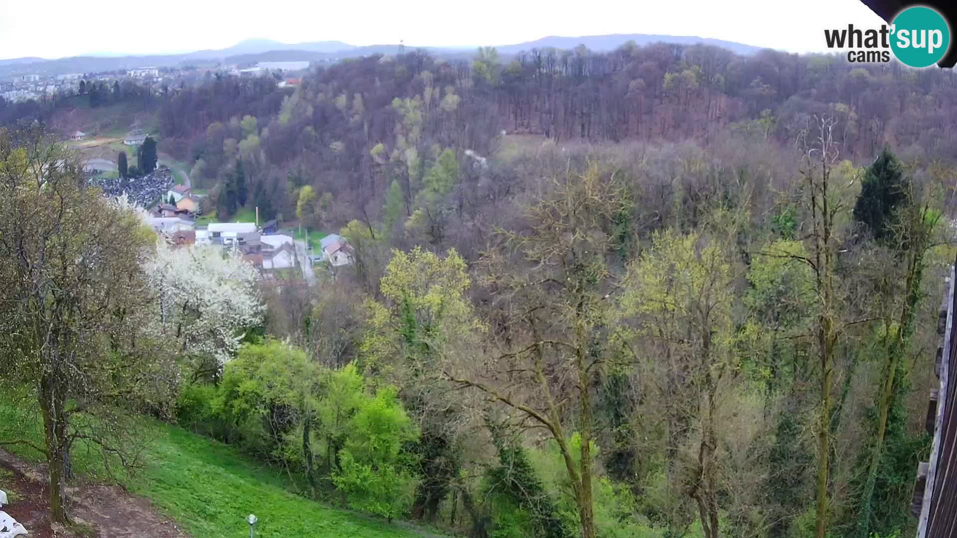 Spletna kamera Karlovac Dubovac grad – Pogled v živo na zgodovinsko znamenitost Karlovca
