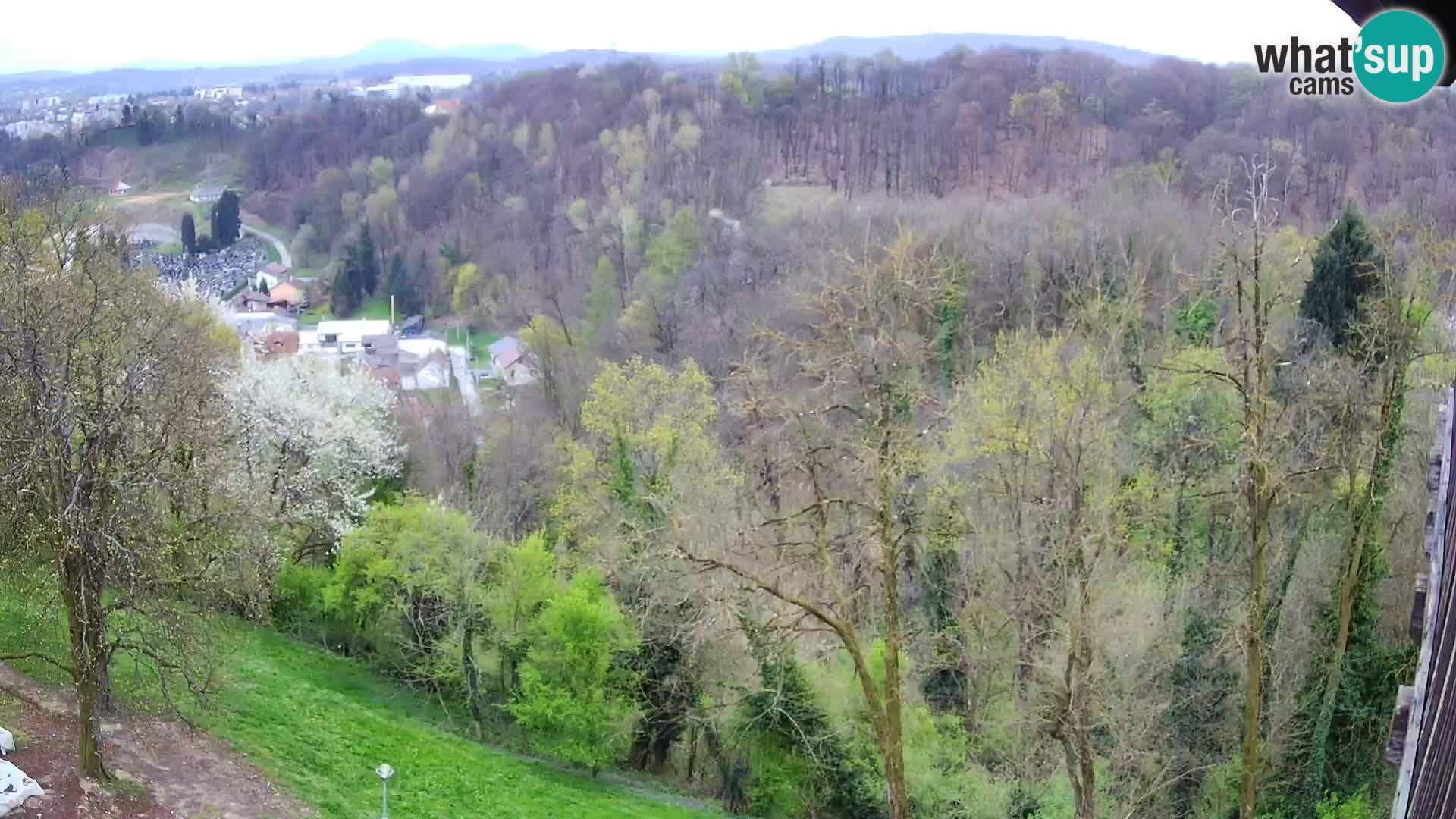 Spletna kamera Karlovac Dubovac grad – Pogled v živo na zgodovinsko znamenitost Karlovca