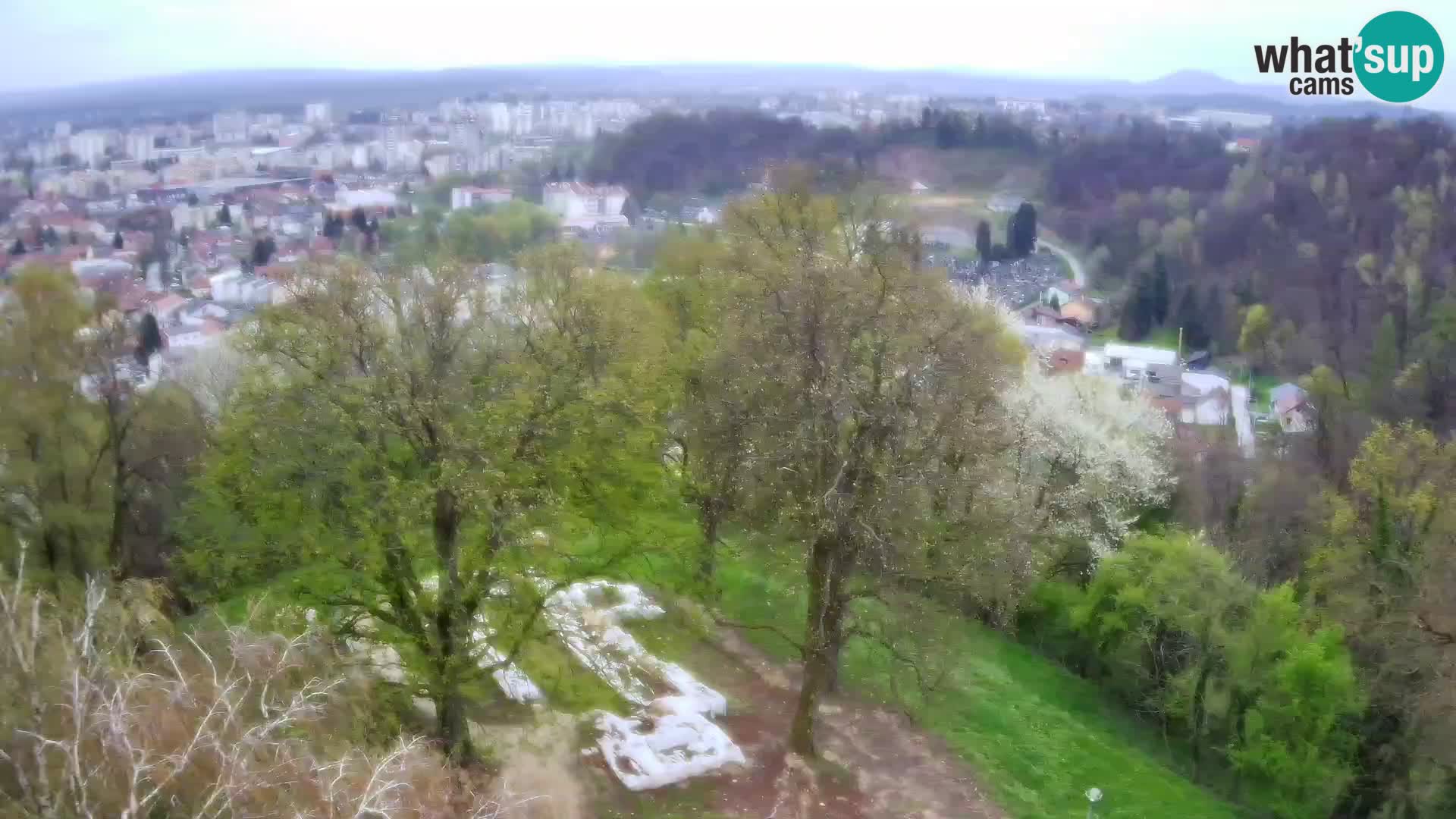 Webcam Karlovac Château Dubovac – Vue en direct de ce monument historique