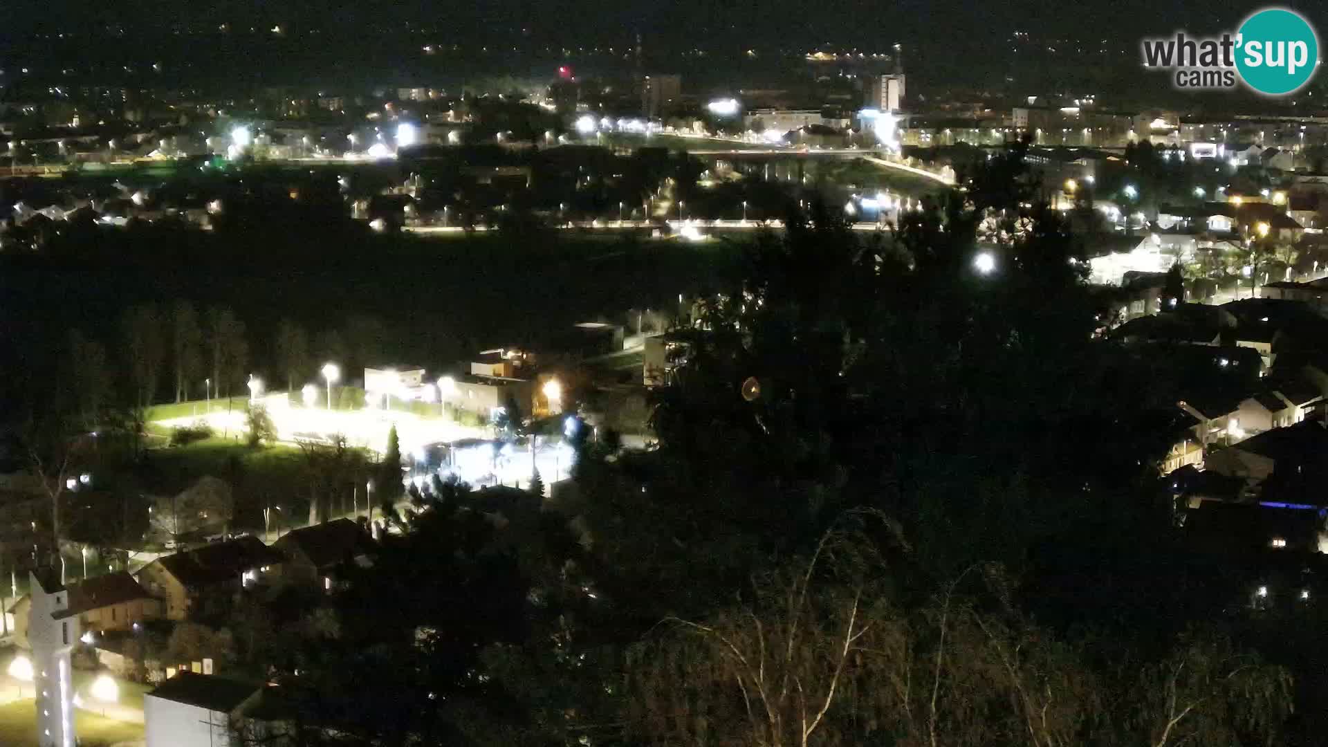 Spletna kamera Karlovac Dubovac grad – Pogled v živo na zgodovinsko znamenitost Karlovca