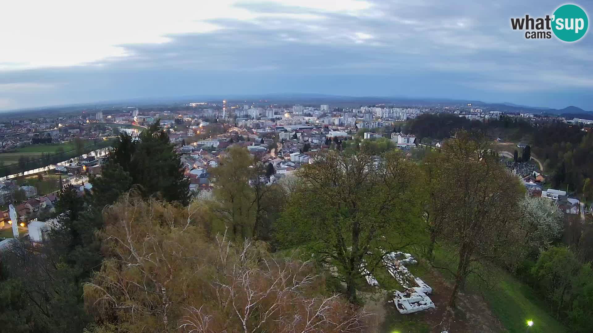 Webcam Karlovac Château Dubovac – Vue en direct de ce monument historique