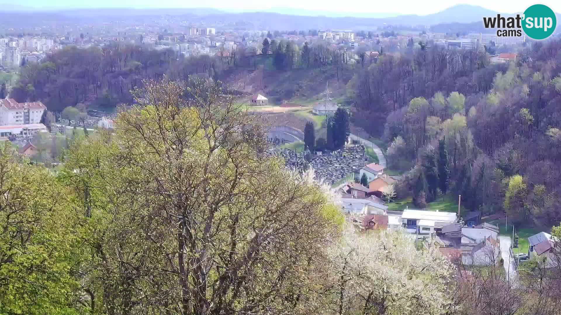 Spletna kamera Karlovac Dubovac grad – Pogled v živo na zgodovinsko znamenitost Karlovca