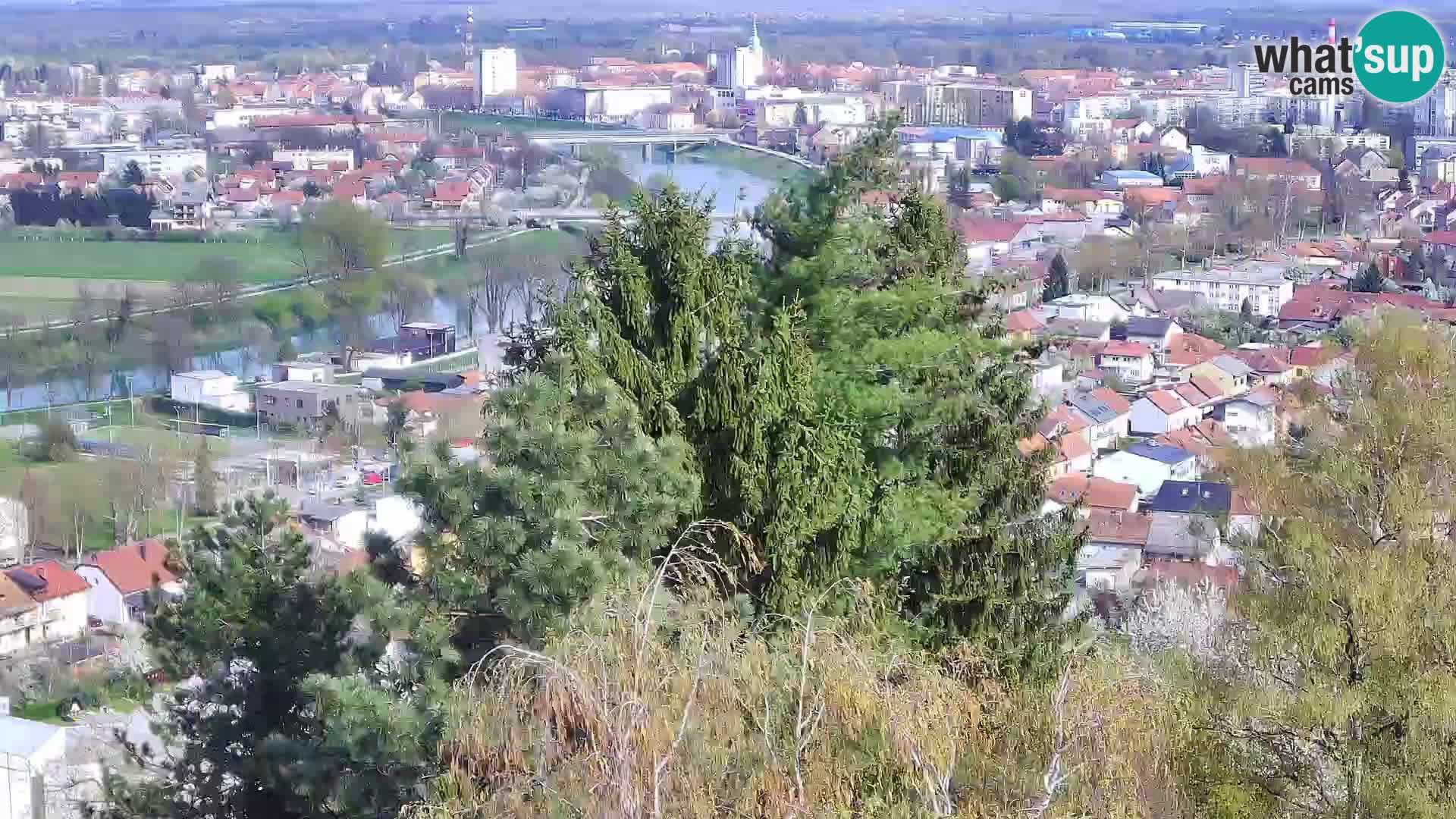 Spletna kamera Karlovac Dubovac grad – Pogled v živo na zgodovinsko znamenitost Karlovca
